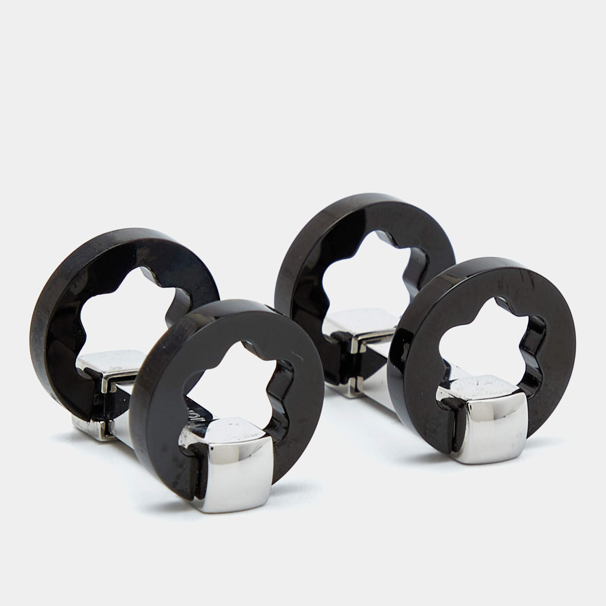 Montblanc Heritage Stainless Steel Creative Cufflinks