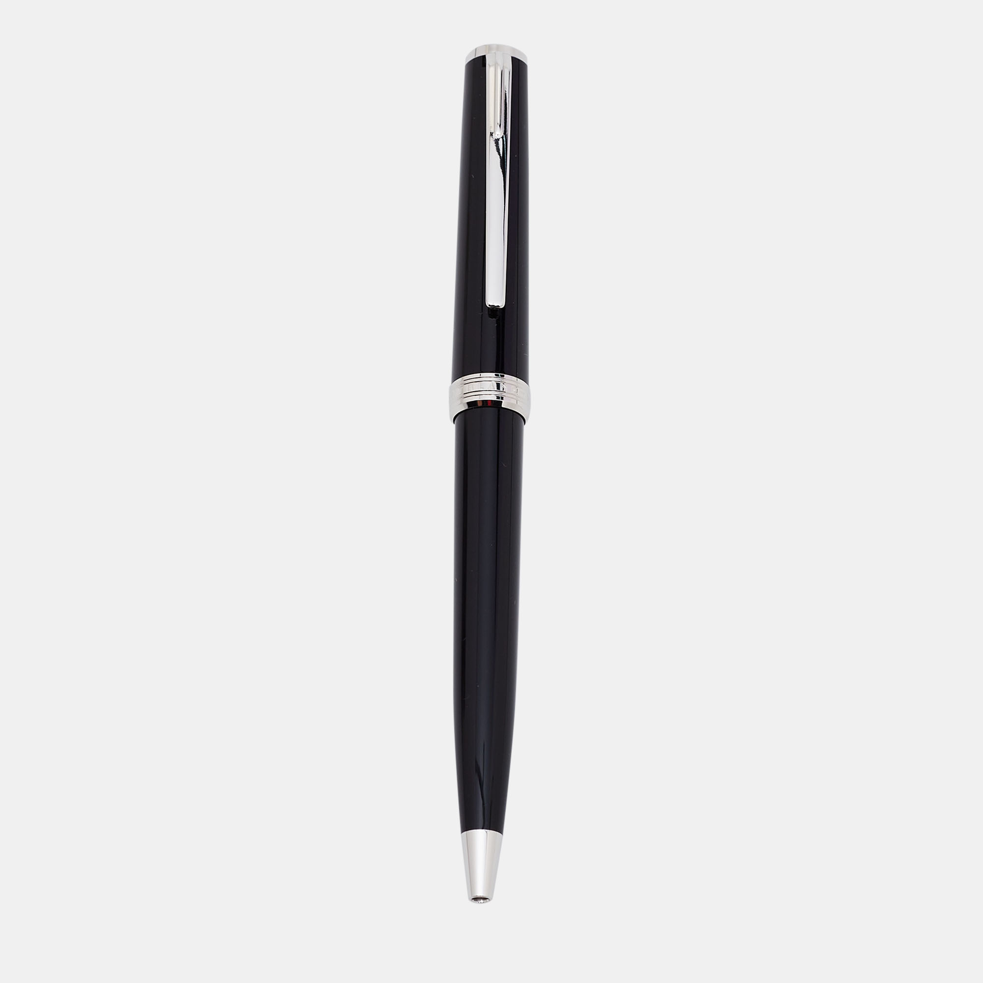 Pre Owned Montblanc Pix Black Precious Resin Ballpoint Pen