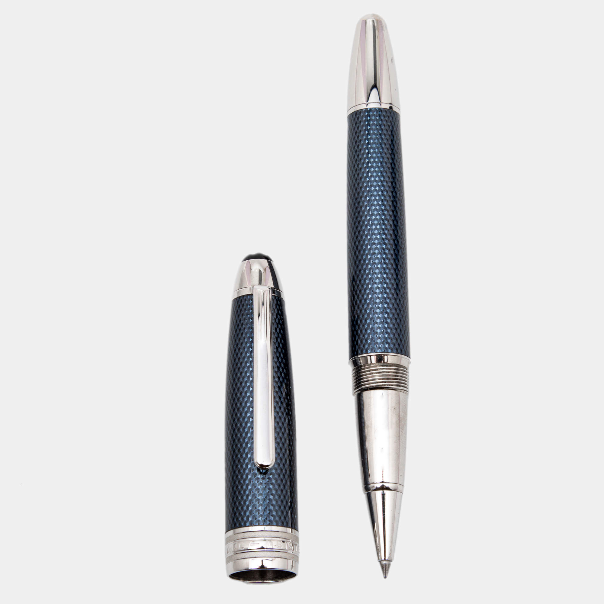 Pre Owned Montblanc Meisterstück Solitaire Blue Hour LeGrand Rollerball Pen