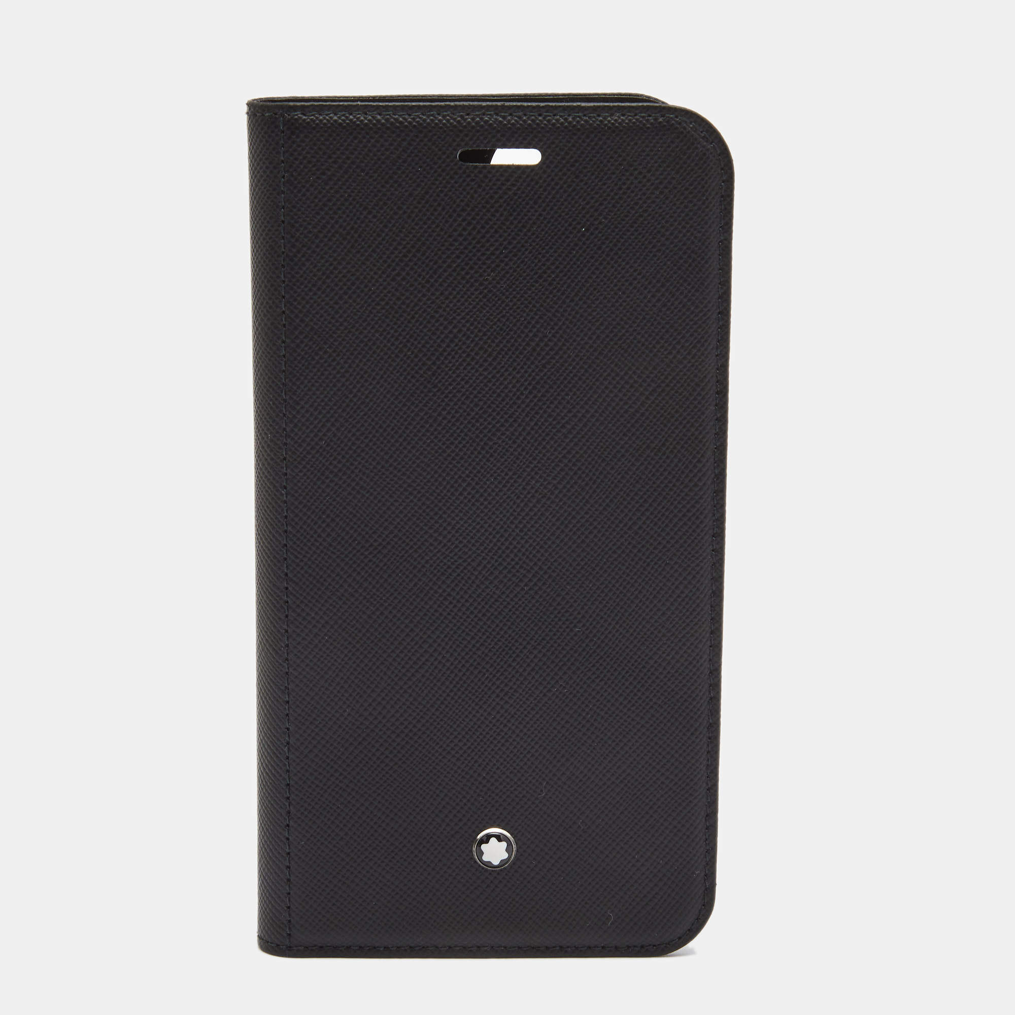 Montblanc Black Leather Sactorial  iPhone 11 Pro Cover