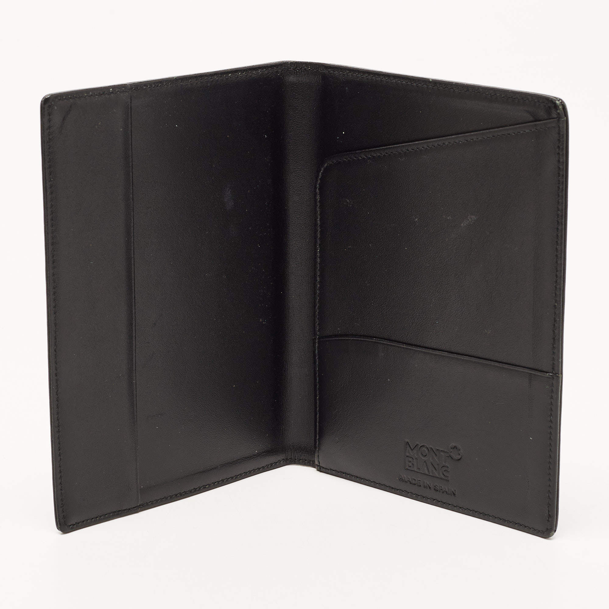 Montblanc Meisterstuck Leather Passport Holder - Black
