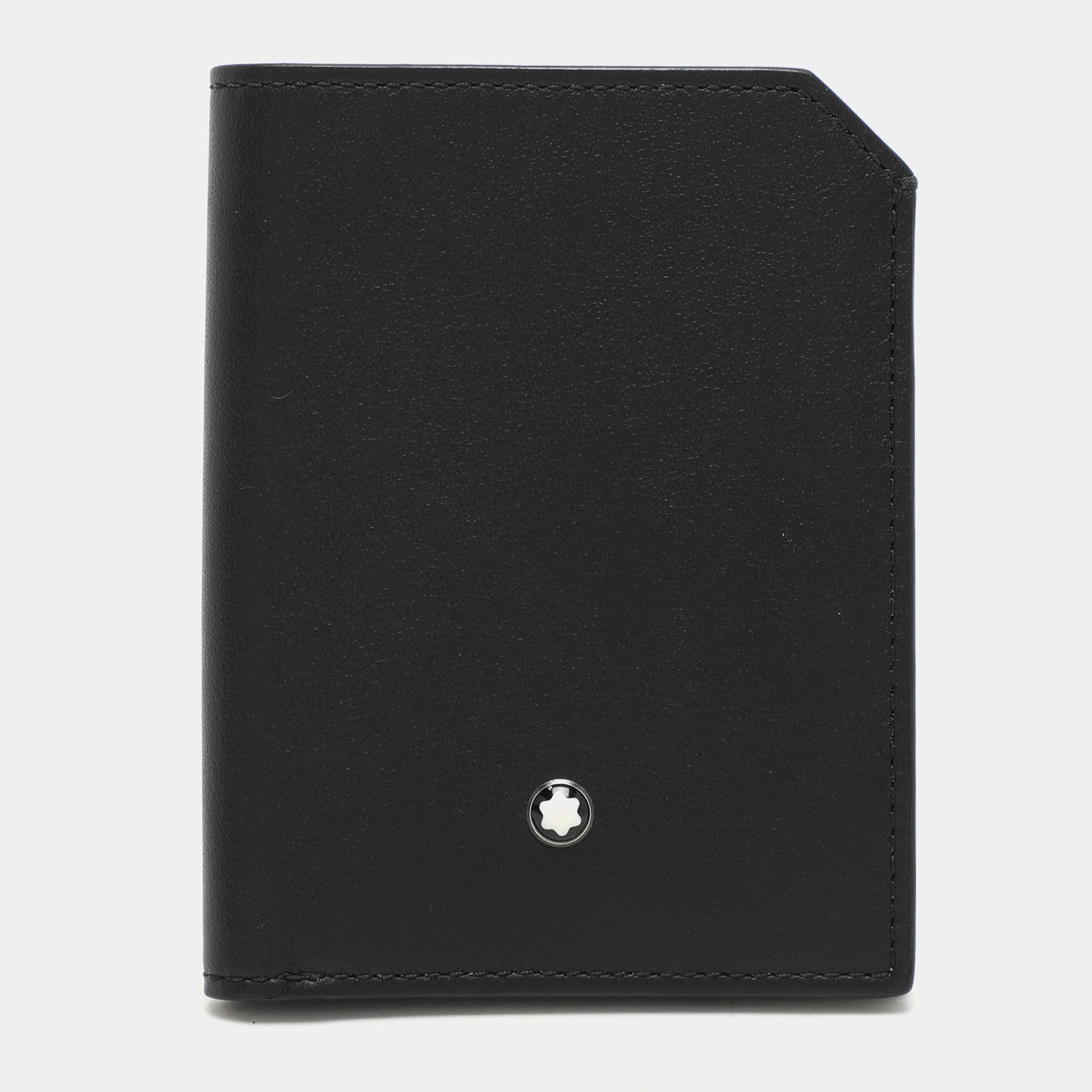 Montblanc Black Leather Meisterstuck Bifold Wallet