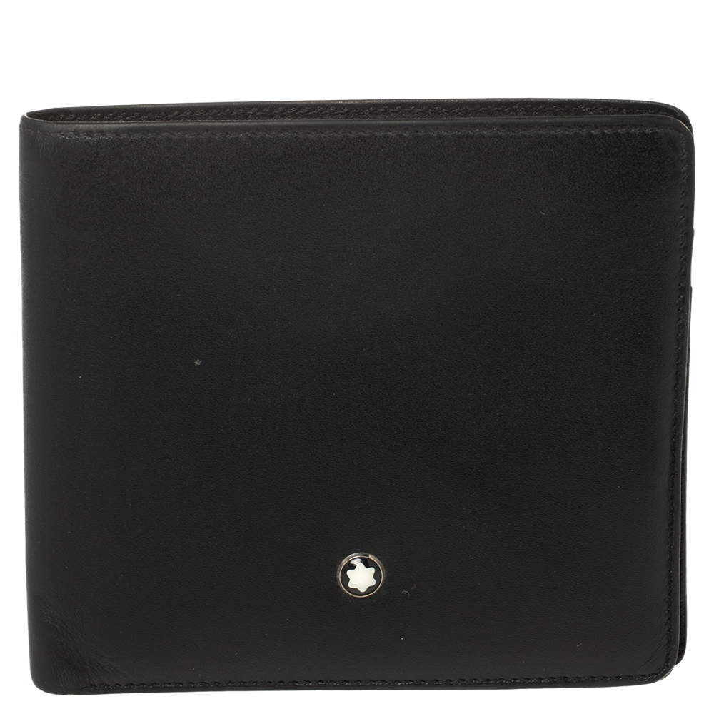 Montblanc Black Leather Miesterstuck Bifold Wallet