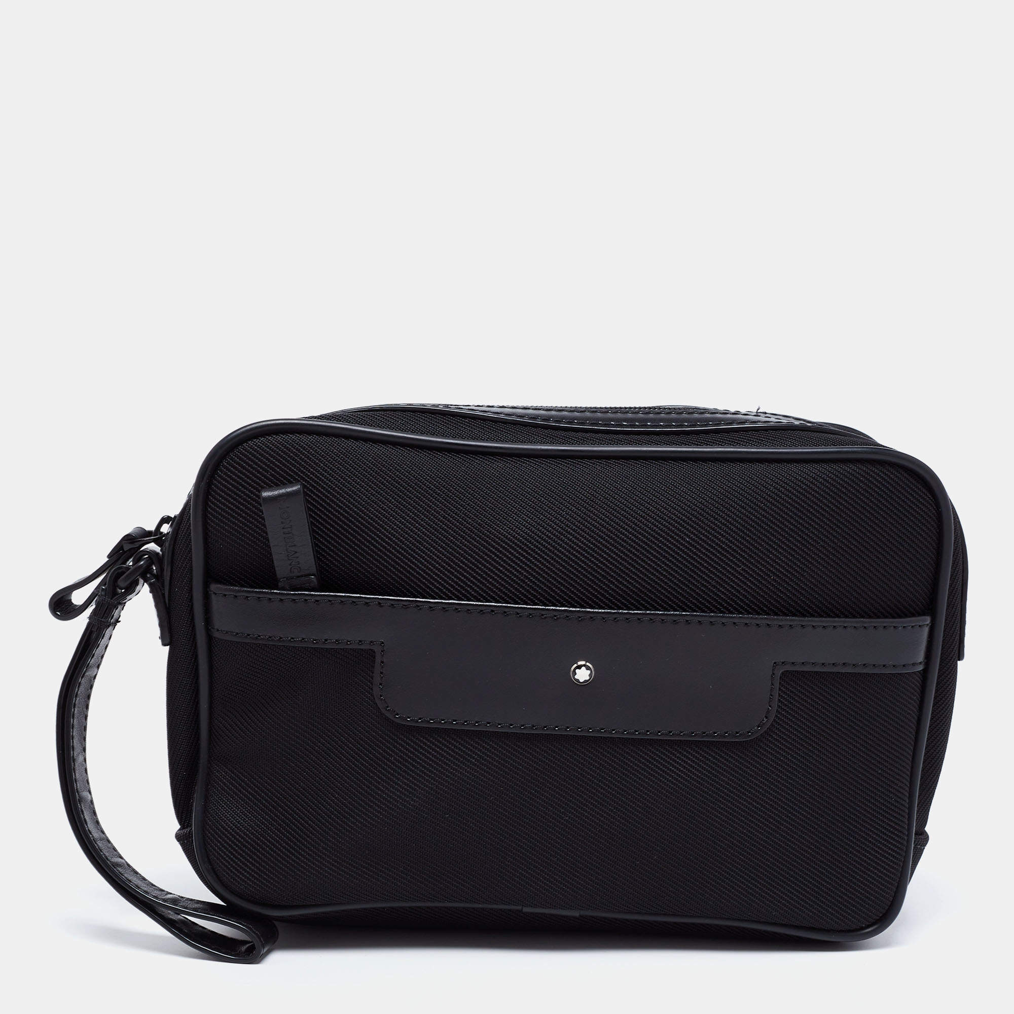 Montblanc Black Canvas And Leather Extreme 2.0 Pouch