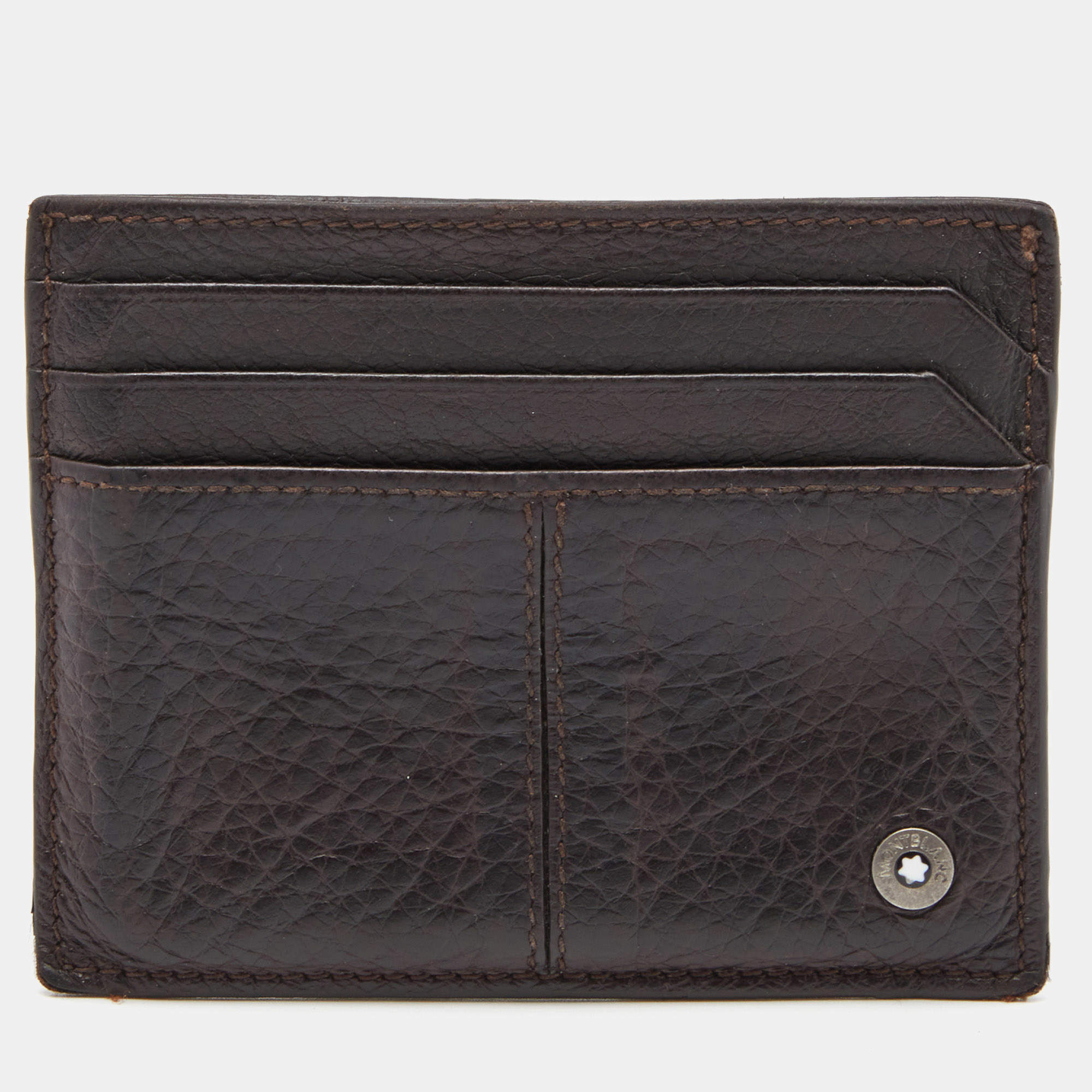 Montblanc Brown Leather Card Holder