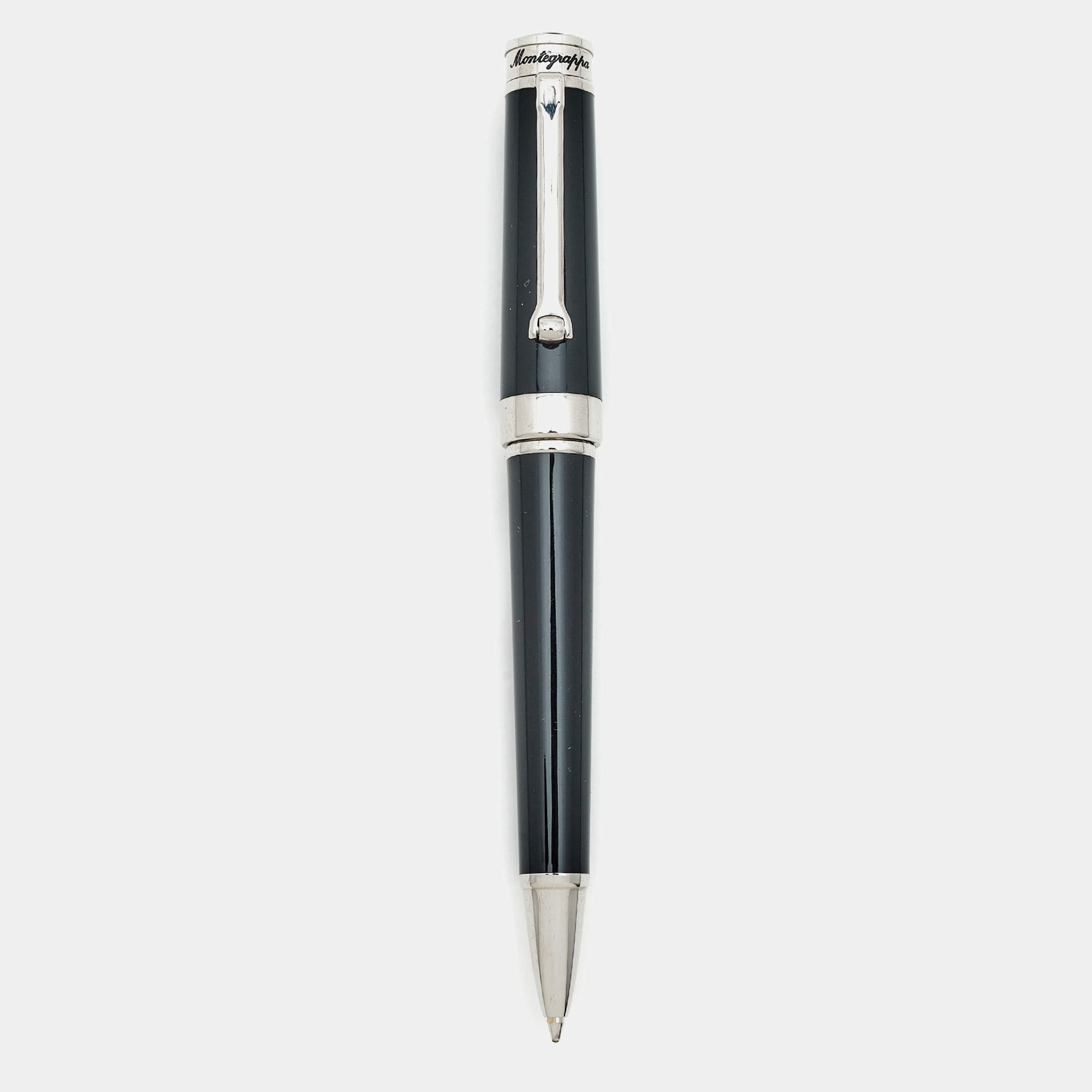 Pre Owned Montegrappa Parola Resin Silver Tone Ballpoint Pen