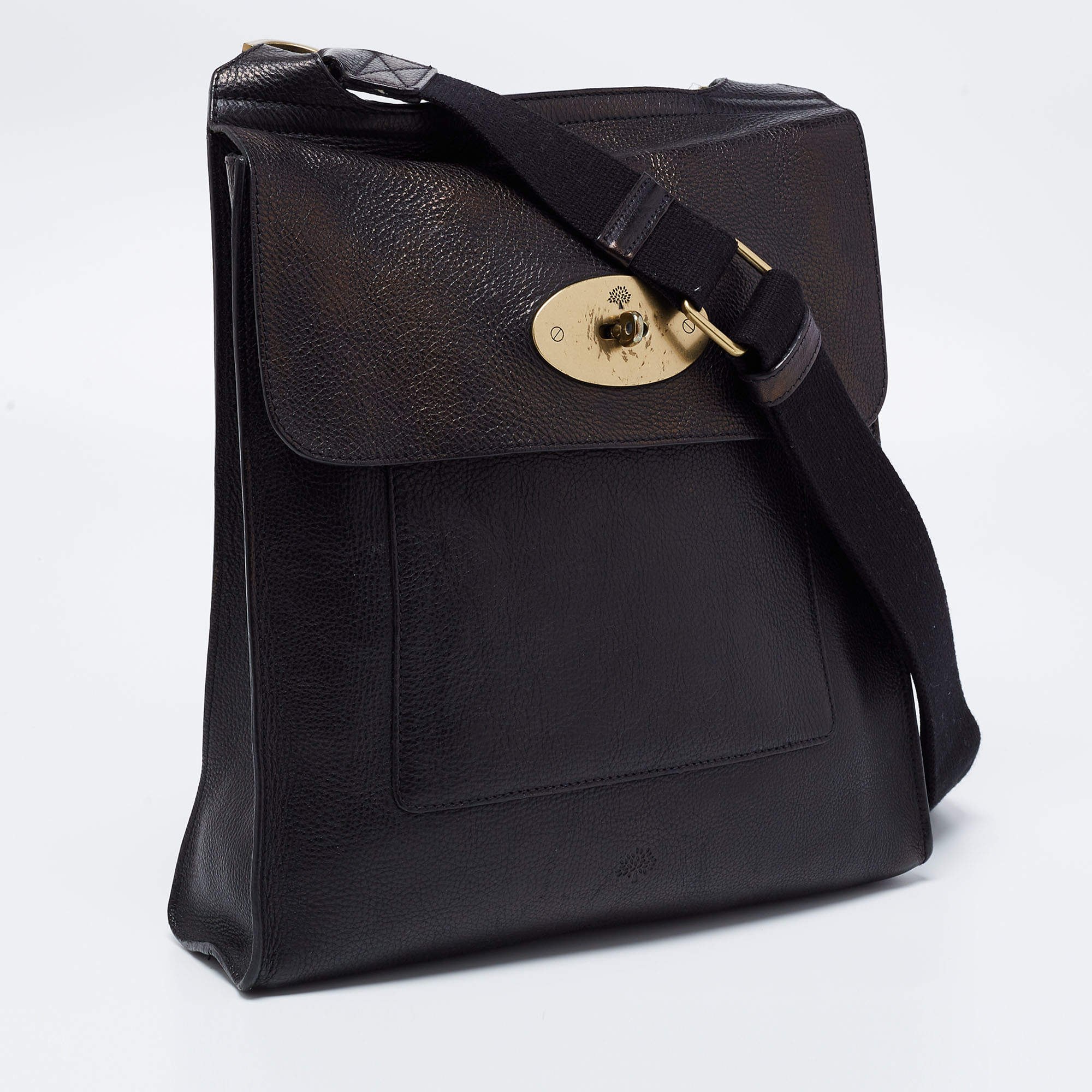 MULBERRY Antony Full-Grain Leather Messenger Bag for Men