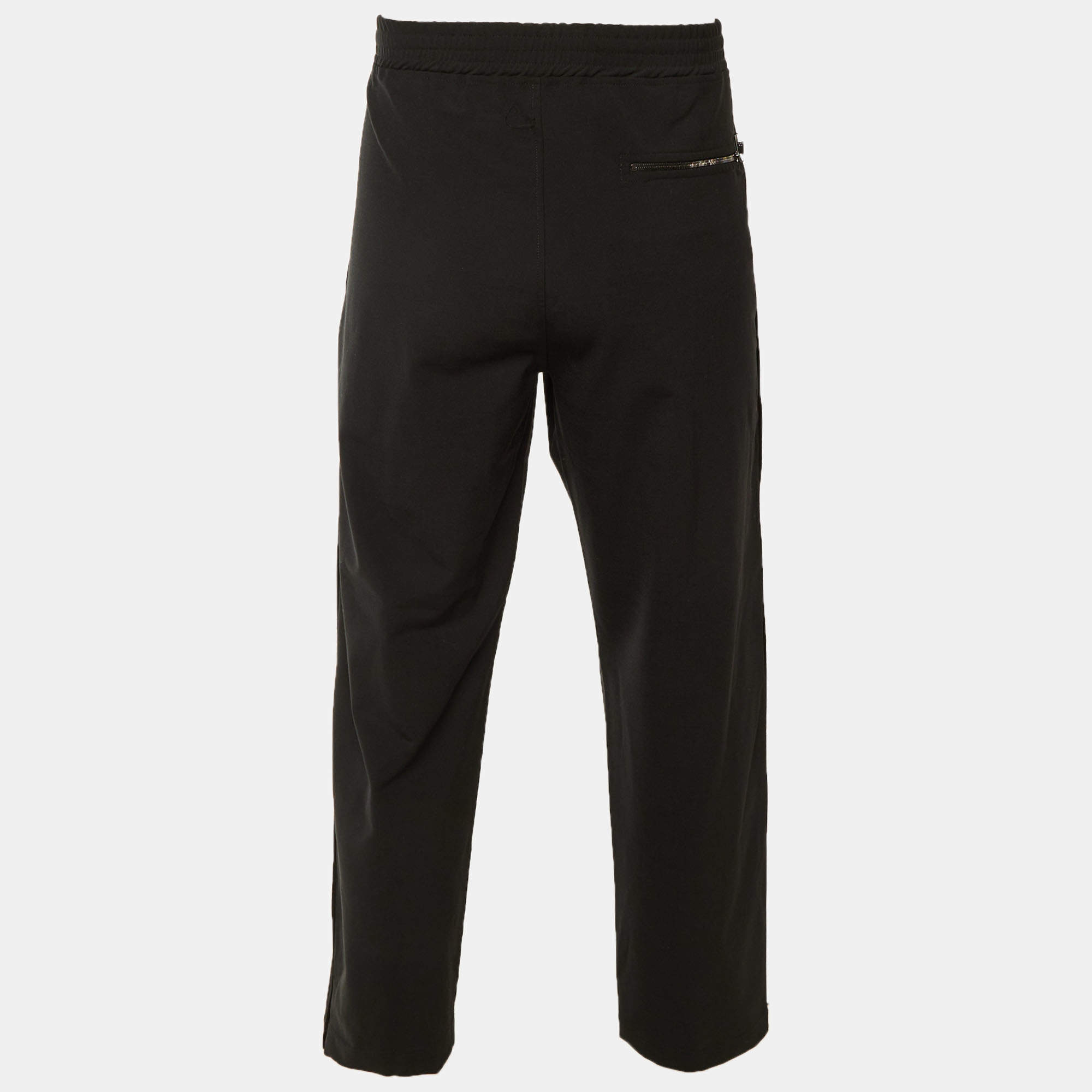 Neil Barrett Grey Ribbed Denim Regular Rise Skinny Fit Biker Jeans