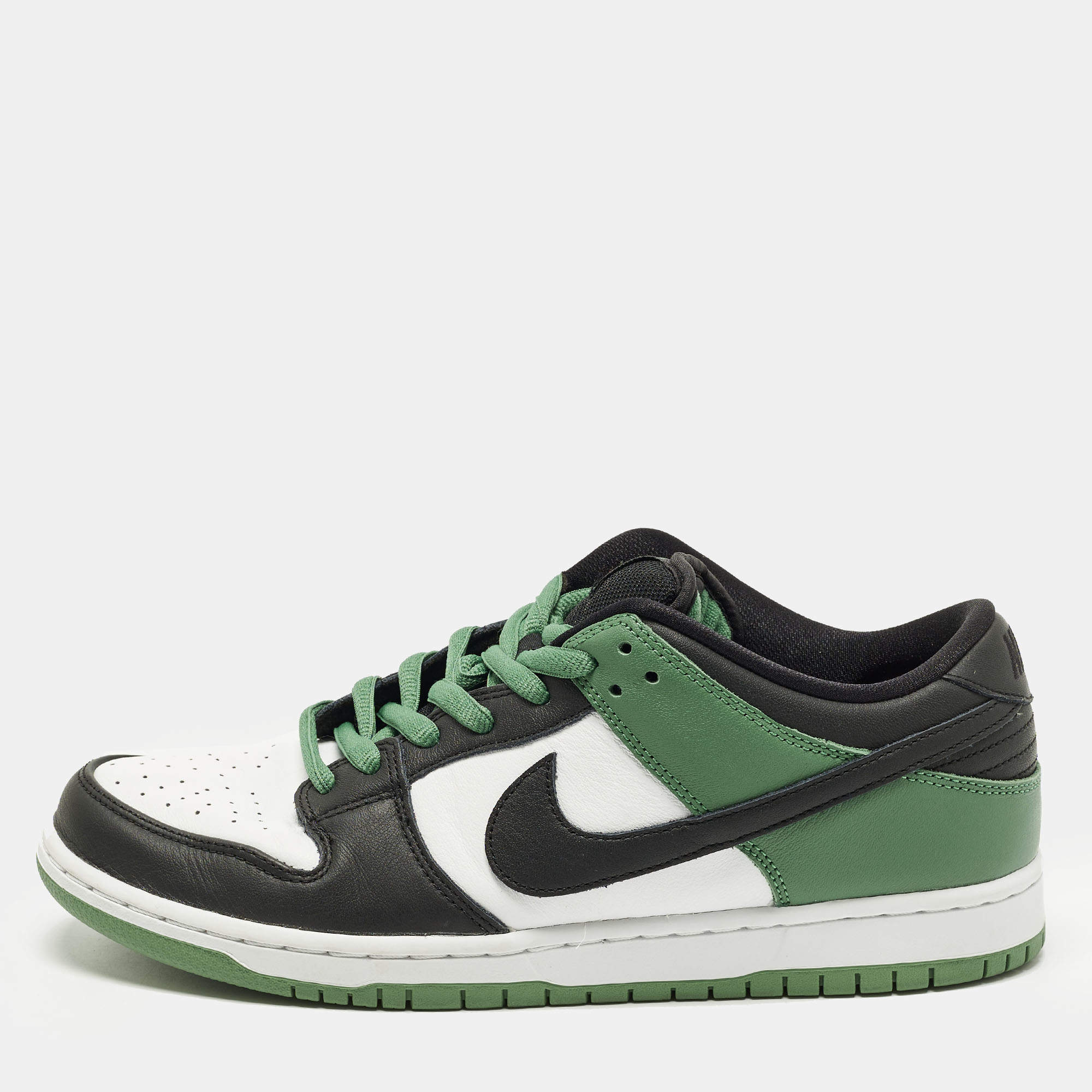 مملوكة مسبقًا Nike SB Dunk Low Size 45 Tricolor Leather Lace Up Sneakers
