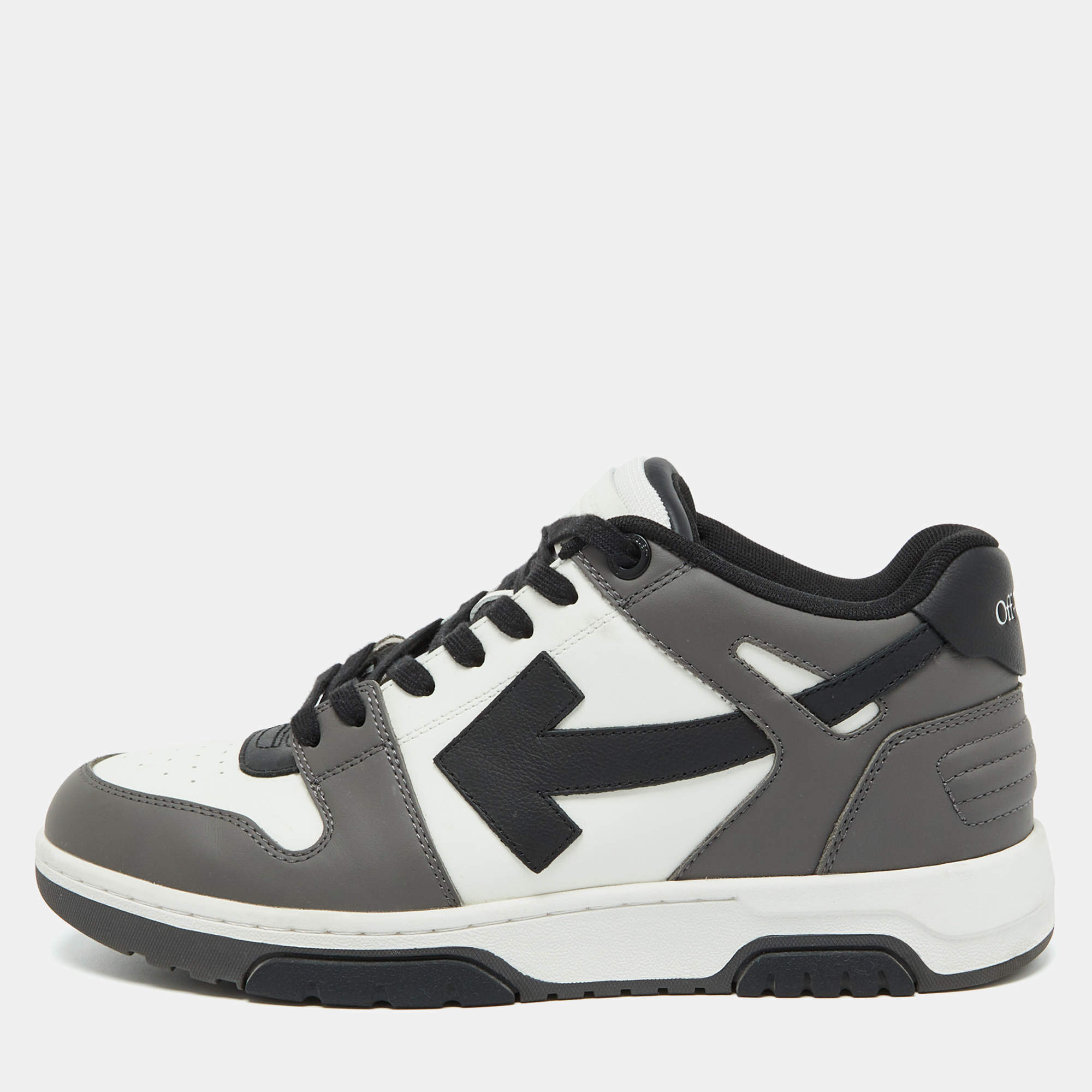 Off-White Tri-Color Leather Out Of Office Sneakers Size 44