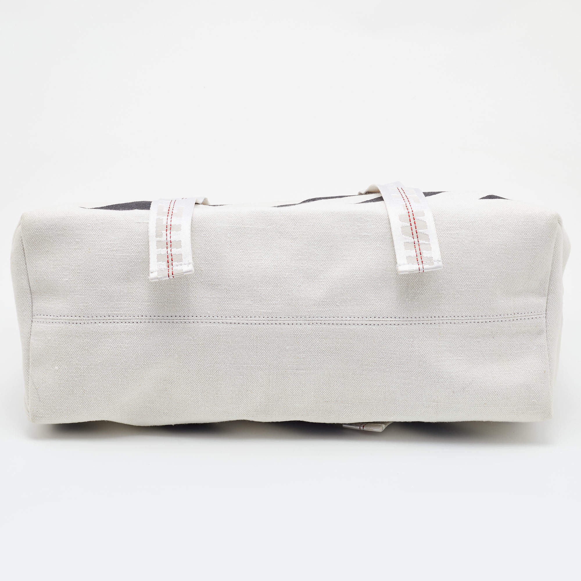 White And Black Diag Tote Bag - GBNY