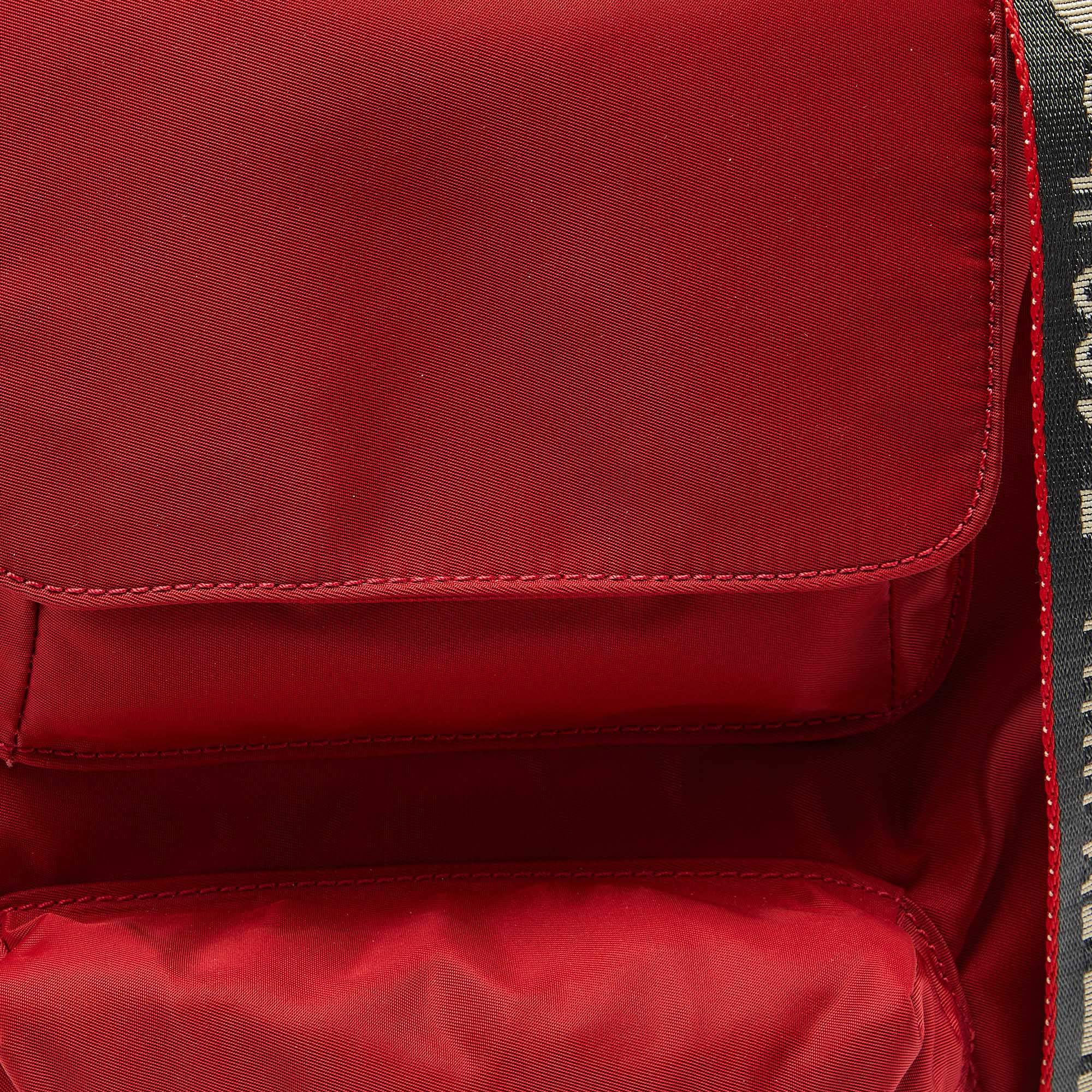 Off-White Red Nylon Messenger Bag Off-White