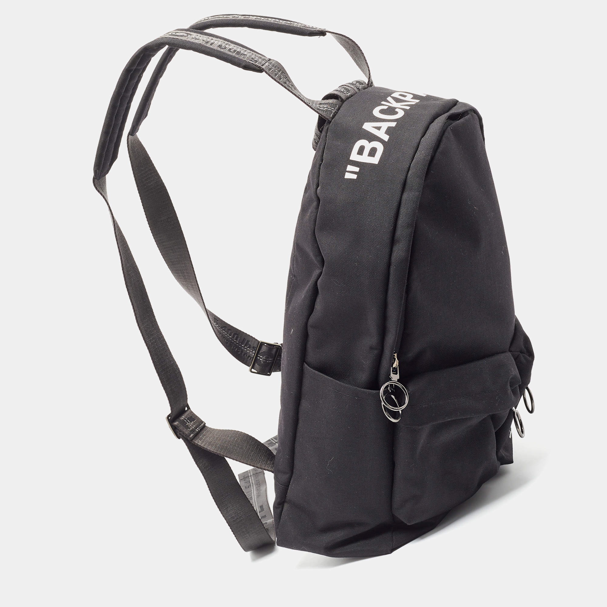 Off white canvas backpack sale