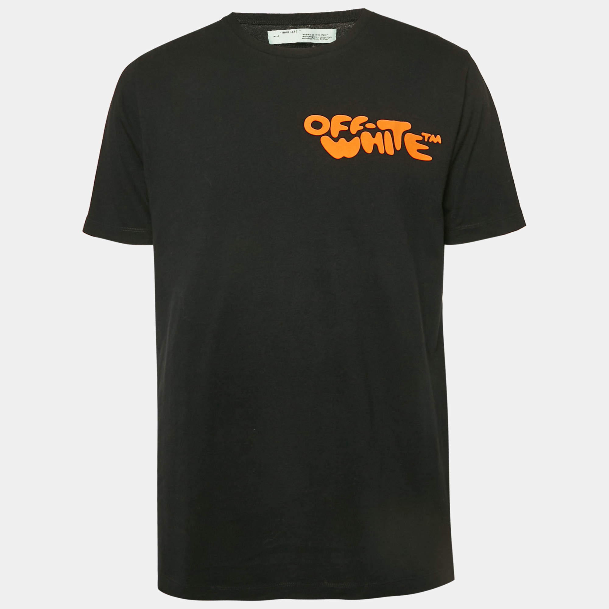 Off-White Black Impressionism Print Jersey T-Shirt L Off-White | TLC