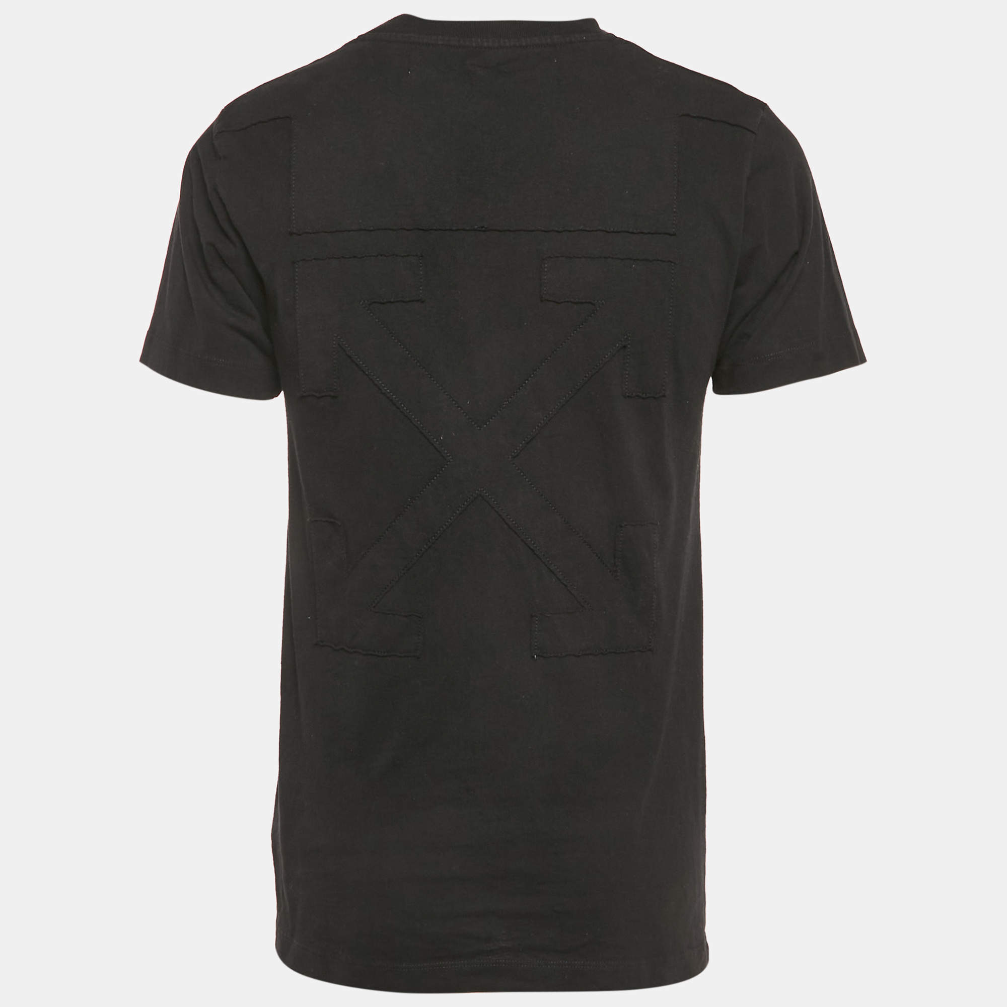 ★Off-White★ Caravaggio Crowning Short Sleeve T-Shirt Black Off-White FW21 Caravaggio Painting Short Sleeve Loose Fit