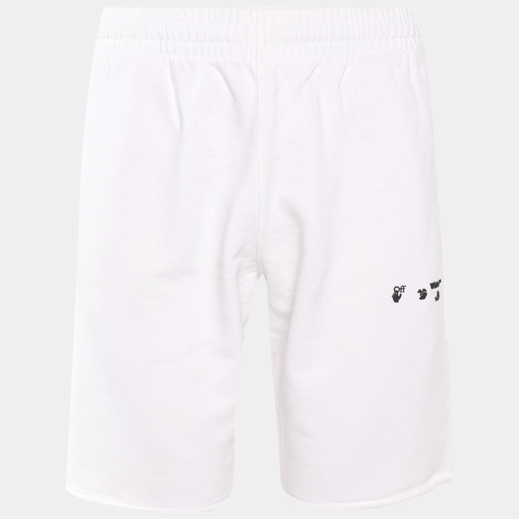 Pre Owned شورت أوف وايت قطن أبيض مقاس صغير (سمول)