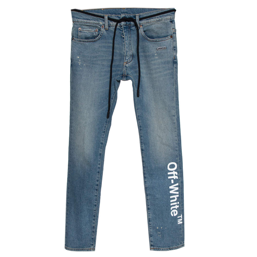 off white skinny jeans mens