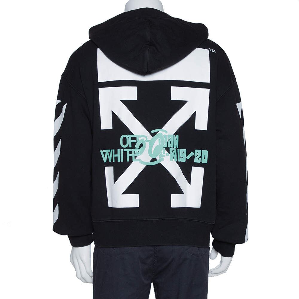 off white diag waterfall hoodie