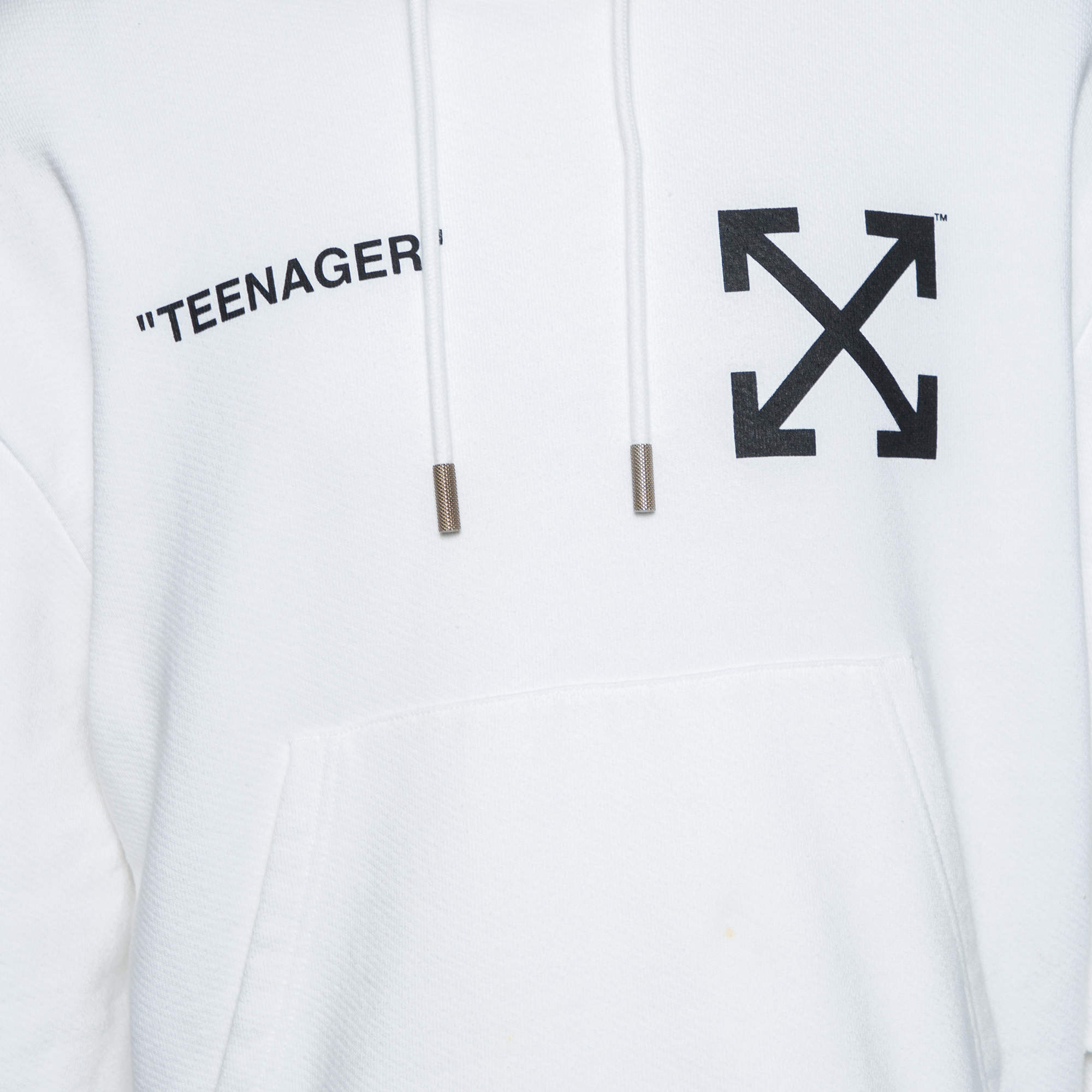 Teenager off outlet white hoodie