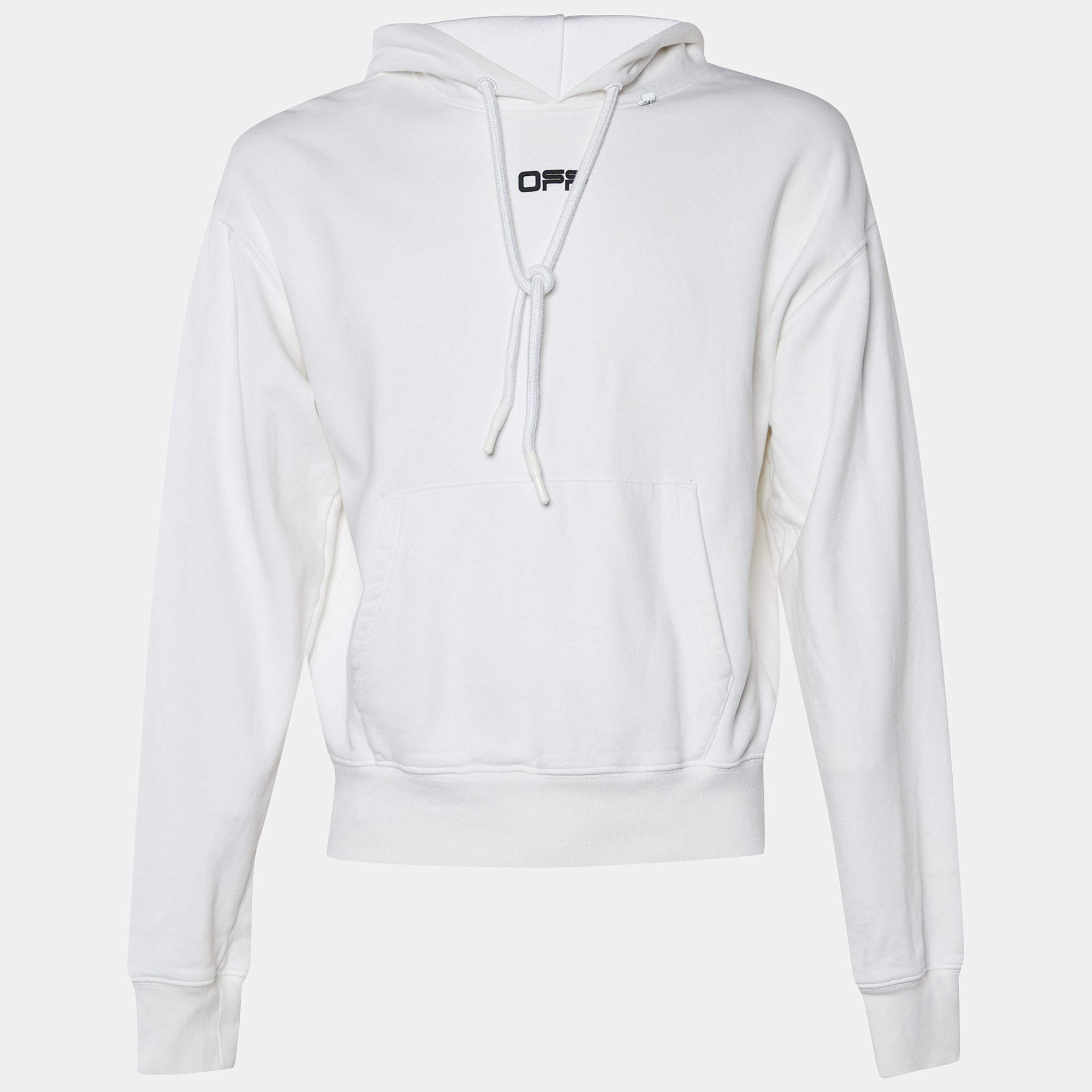 OFF-WHITE Cotton-jersey hoodie · VERGLE
