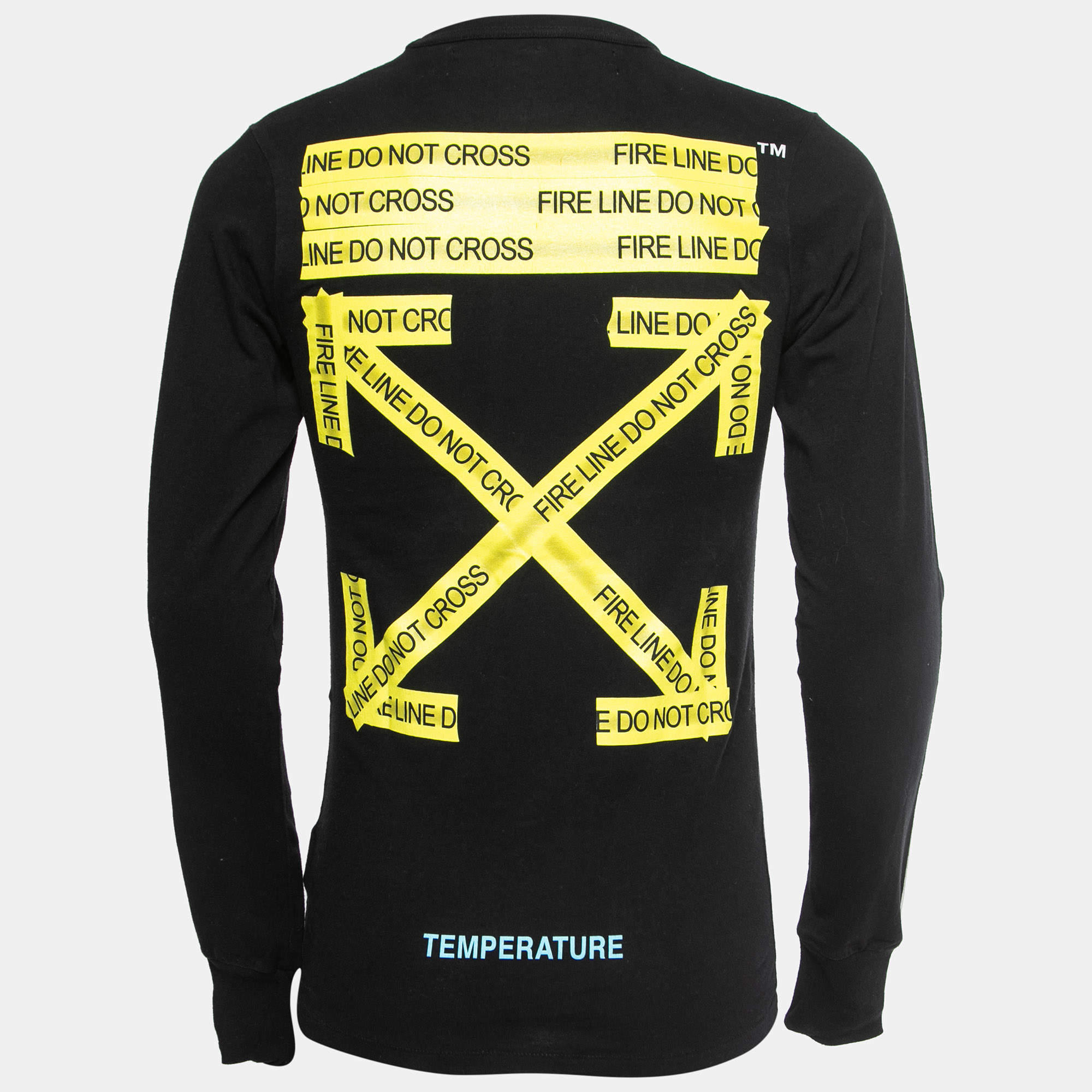 Anstændig At give tilladelse Anoi Off-White Black Printed Cotton Long Sleeve T-Shirt XXS Off-White | TLC