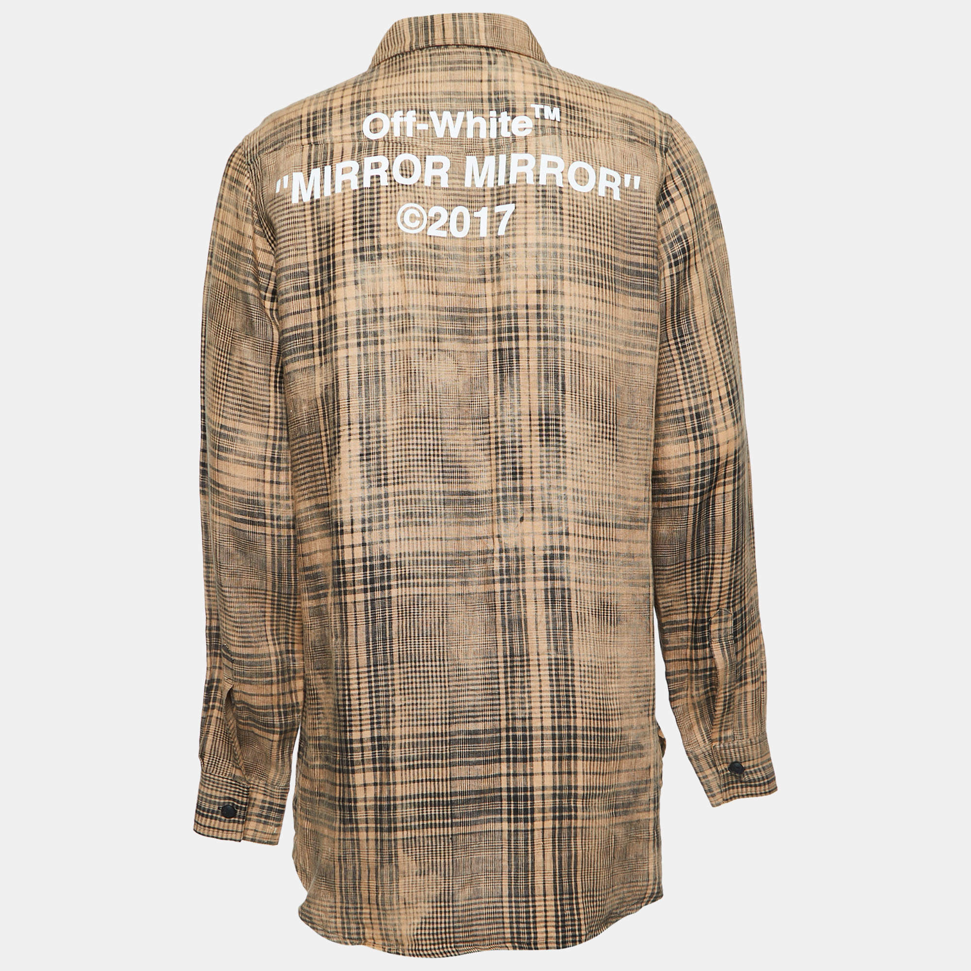 Off-White™ MIRROR MIRROR® 2017 チェックシャツ Off-White™ MIRROR MIRROR® 2017 チェックシャツ