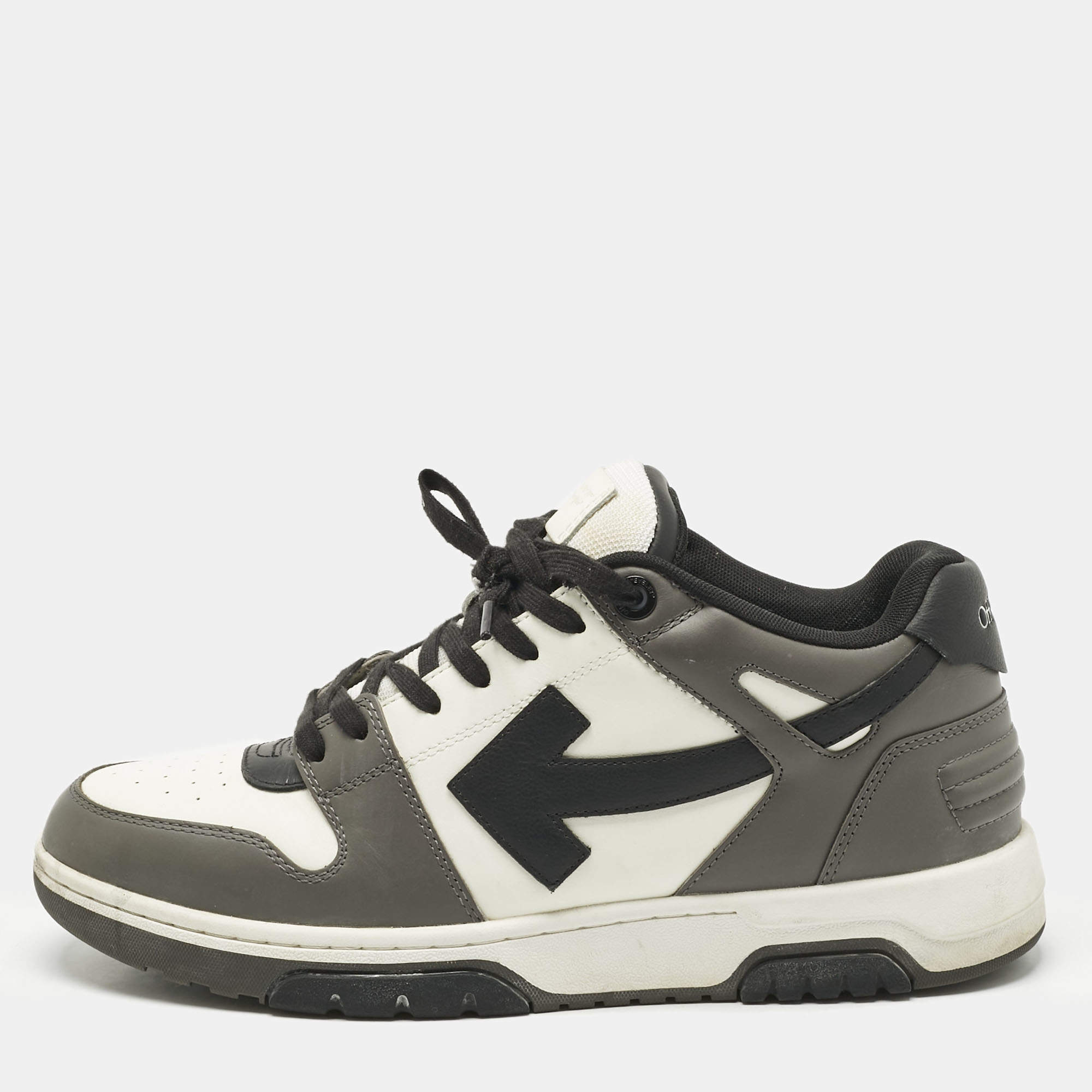 Pre Owned Off-White Multicolor Leather Out Of Office Low Top Sneakers Size 45