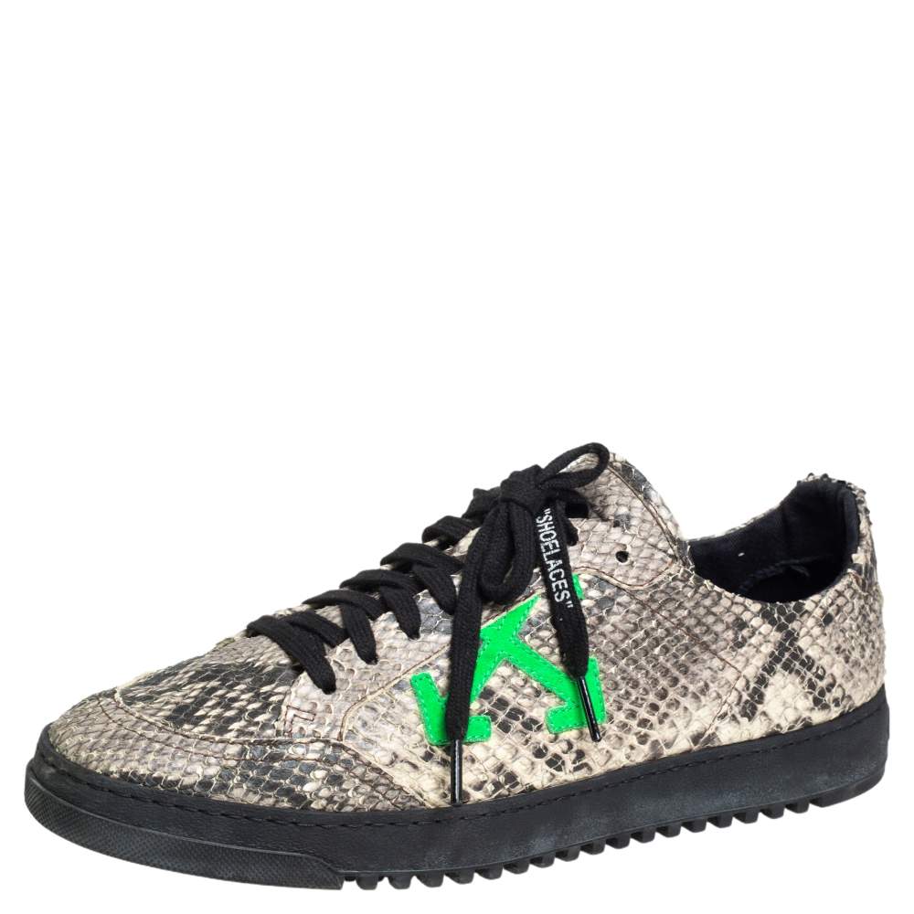 蛇柄！Off-White スニーカー OUT OF OFFICE BROWN SNAKE nm_4644130_100147_m