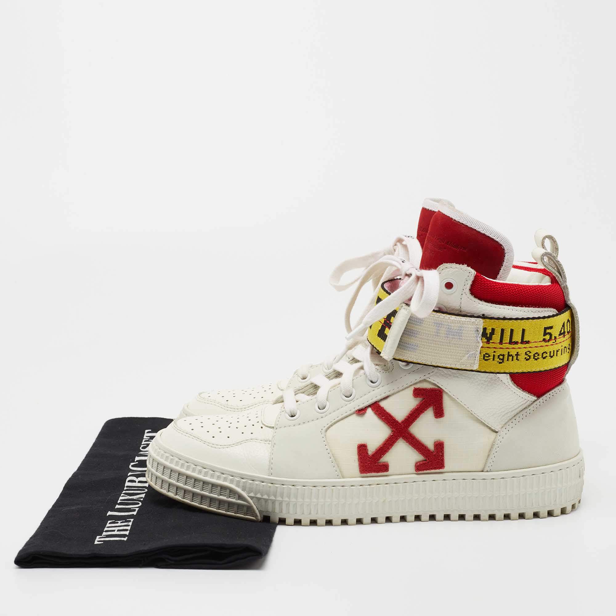 Off white industrial outlet belt shoes