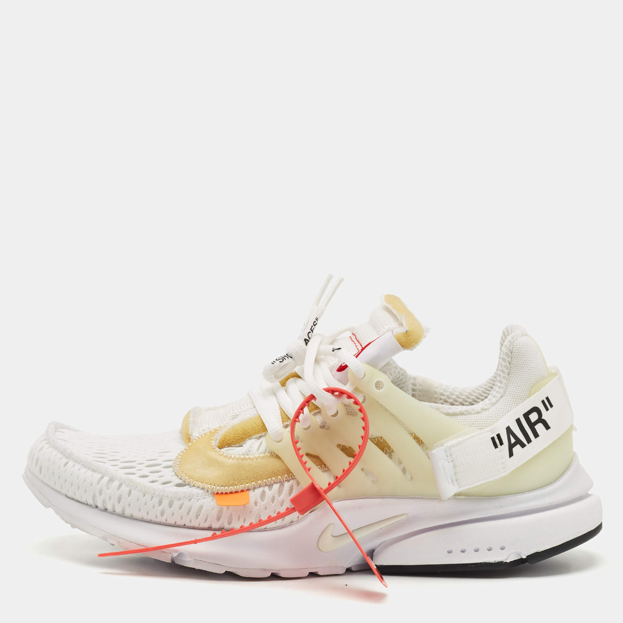 Off-White x Nike White Mesh Air Presto Sneakers Size 42.5