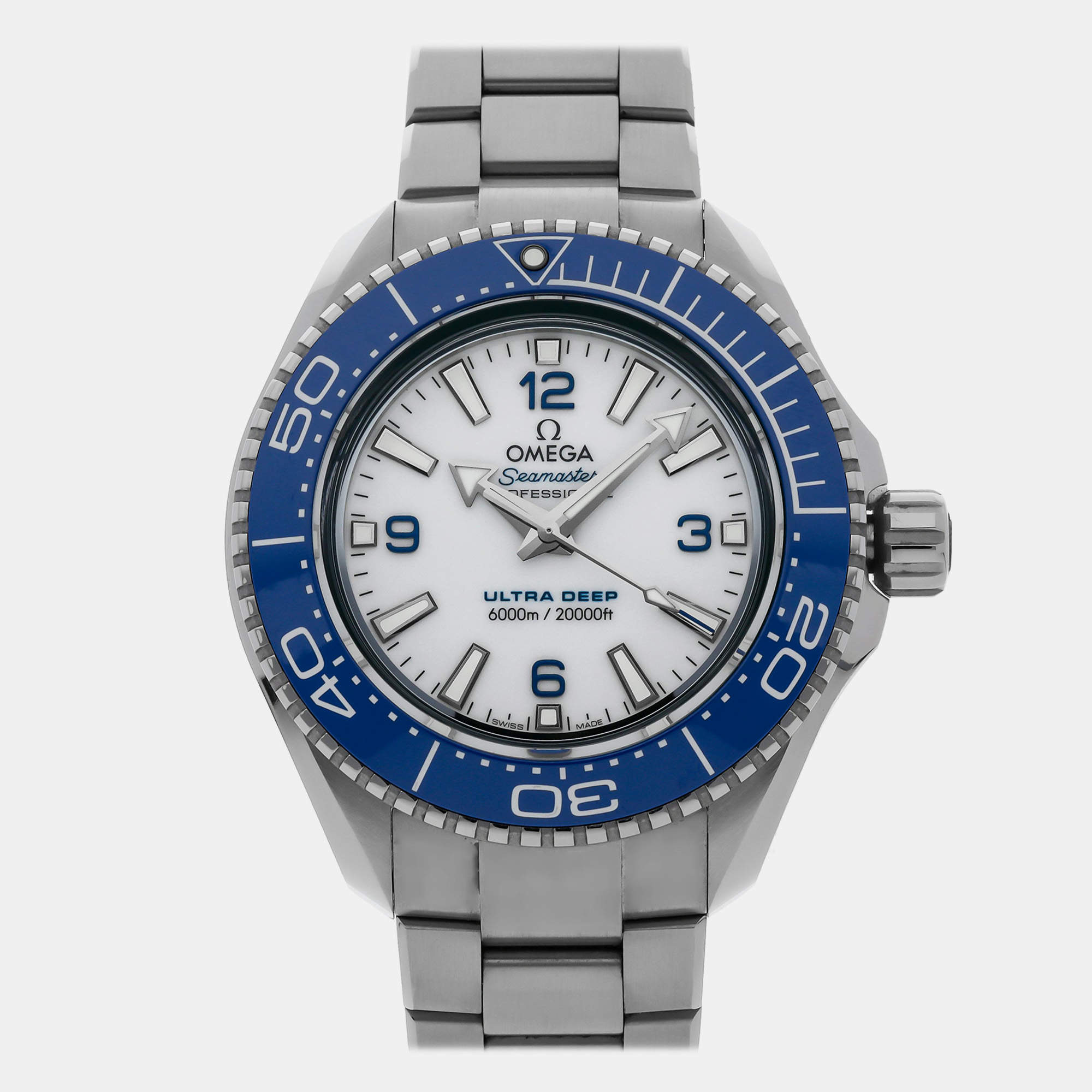 Omega Seamaster Planet Ocean 6000M Ultra Deep 215.30.46.21.04.001 Automatic Men's Wristwatch 45MM