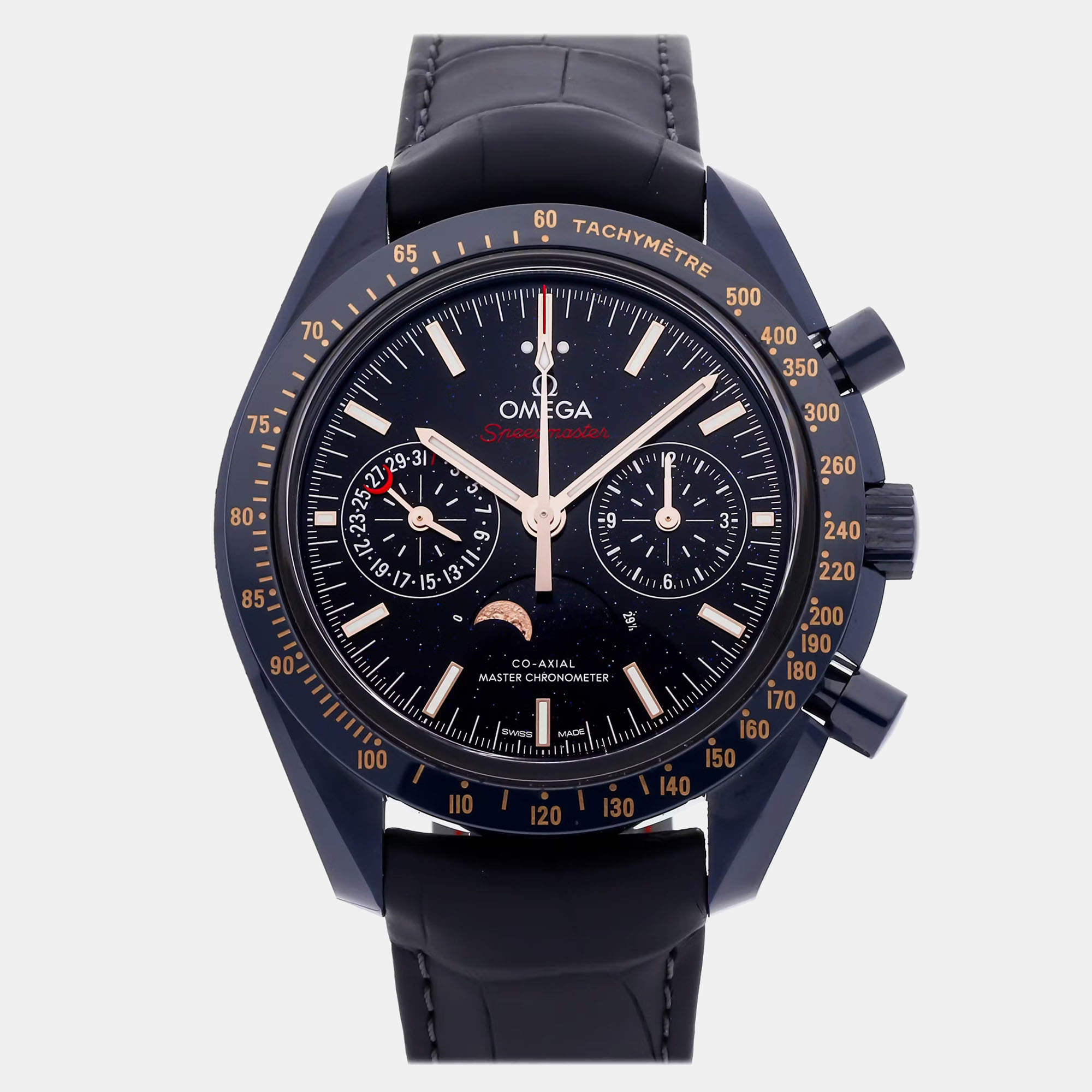 Omega Speedmaster Moonphase 304.93.44.52.03.002 Automatic Men's Wristwatch 