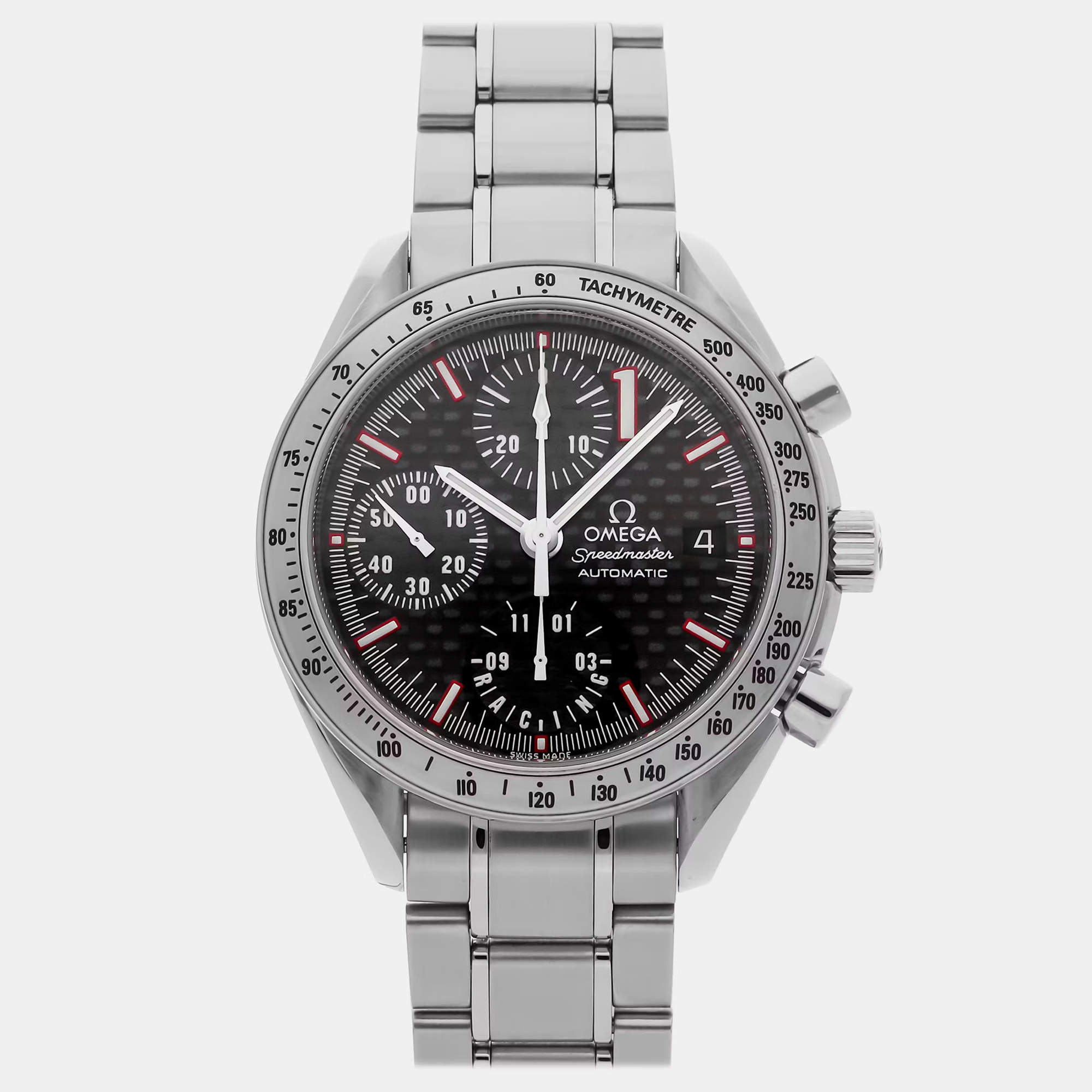 Pre-Owned Omega Speedmaster Date Michael Schumacher Limited Edition 3519.50.00 39 mm