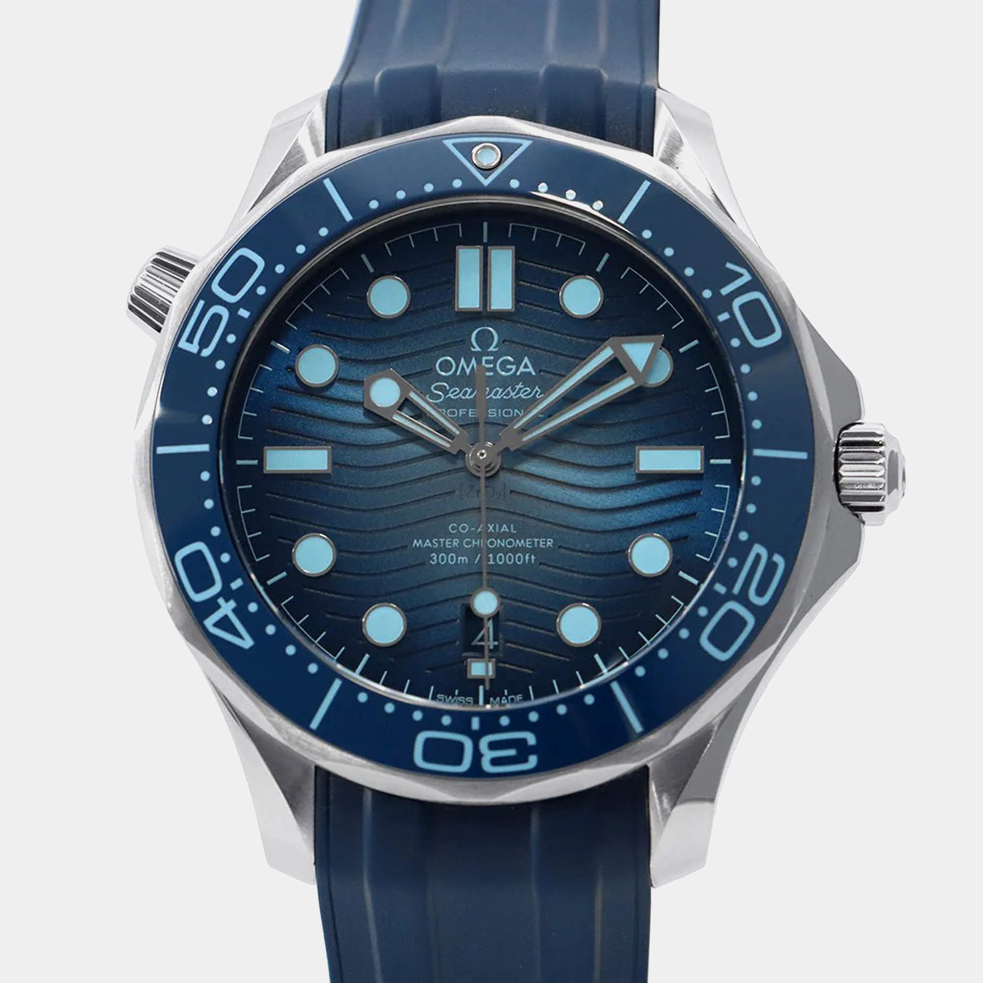 Omega Seamaster 210.32.42.20.03.002 Automatic Blue Stainless Steel Men's Wristwatch 42 mm