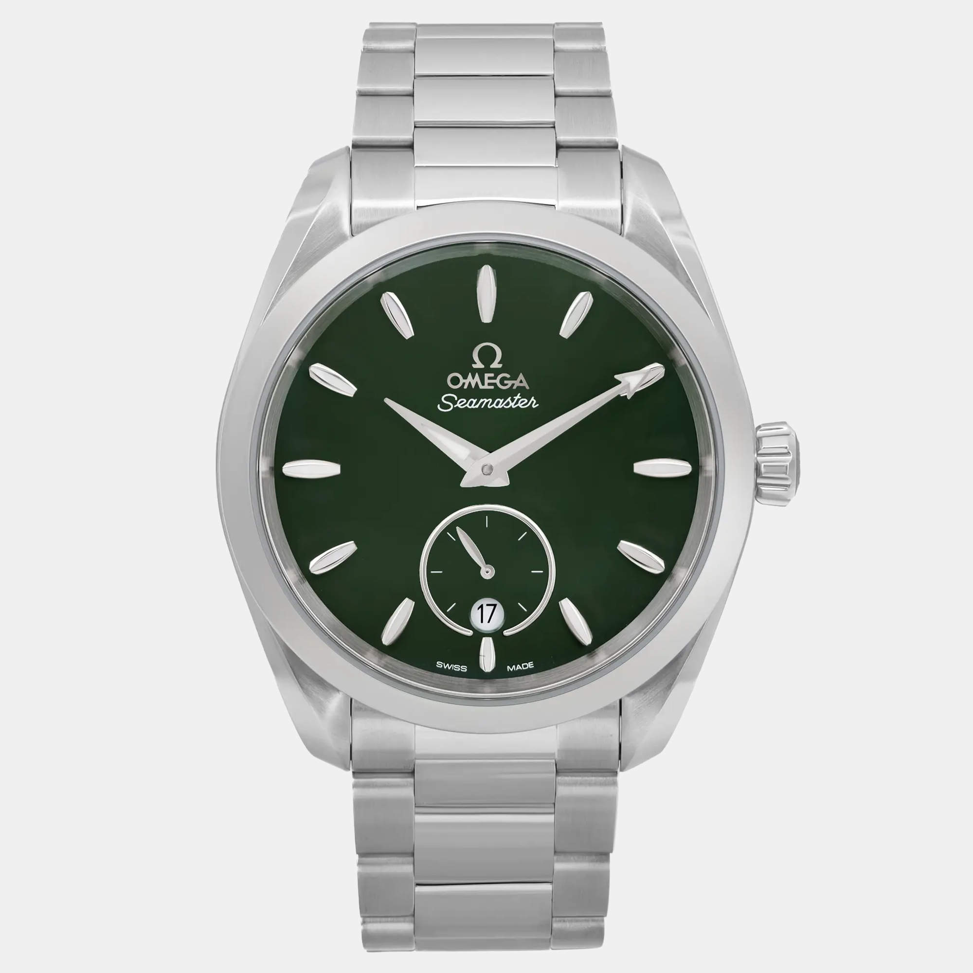 Pre Owned  Omega Seamaster Aqua Terra 220.10.38.20.10.001 Automatic Green Stainless Steel Men's Wristwatch 38 mm