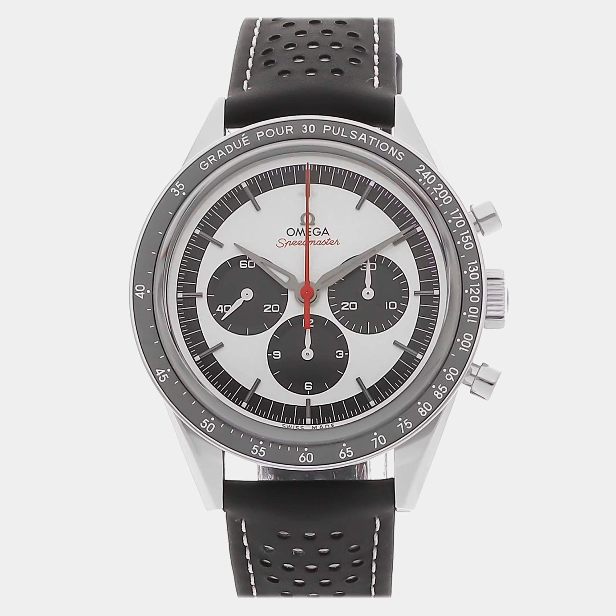 Pre Owned Omega Speedmaster Moonwatch 311.32.40.30.02.001 Manual Winding Silver Stainless Steel Men’s Wristwatch 39 mm