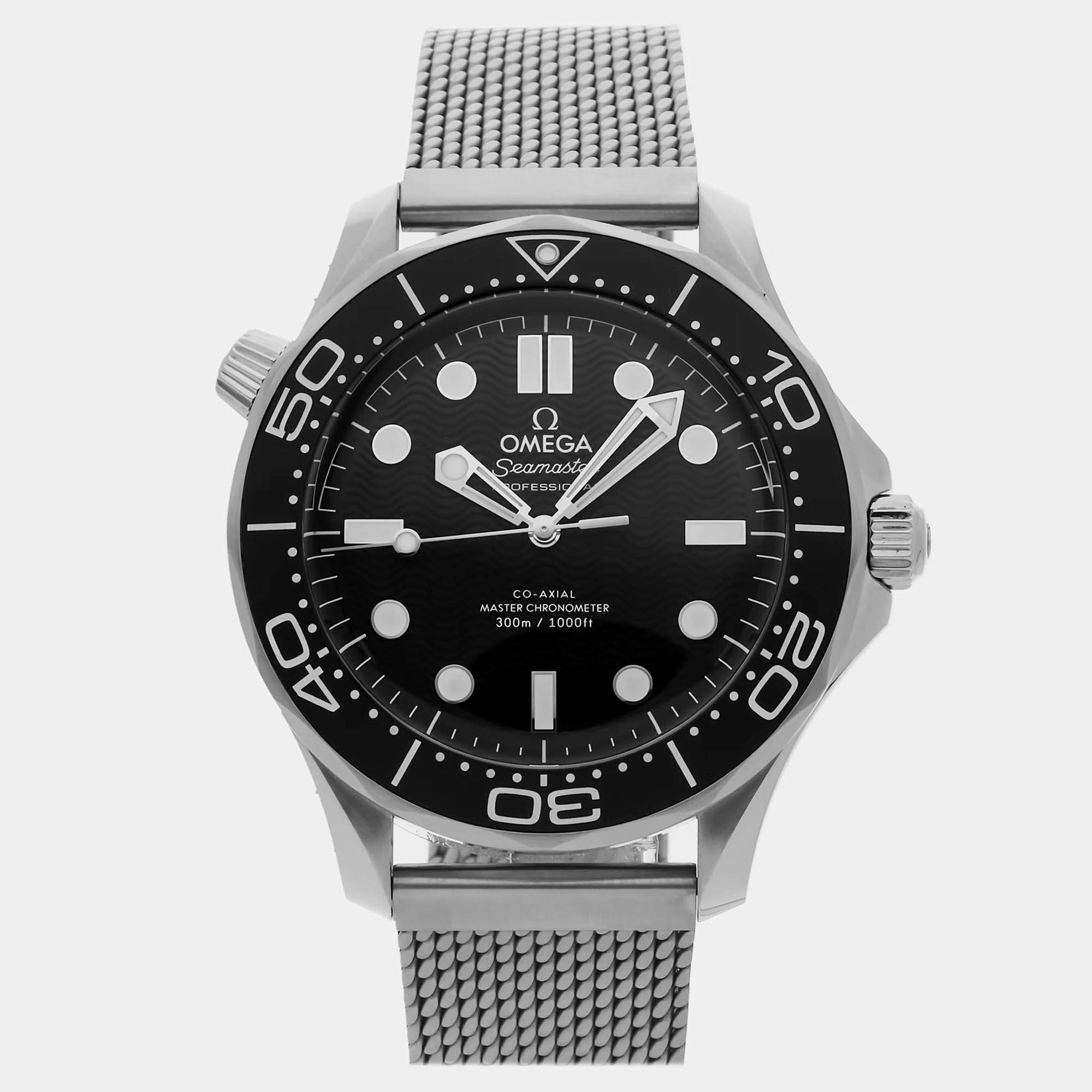 Pre Owned Omega Seamaster 210.32.42.20.01.005 Automatic Black Stainless Steel Men’s Wristwatch 42 mm