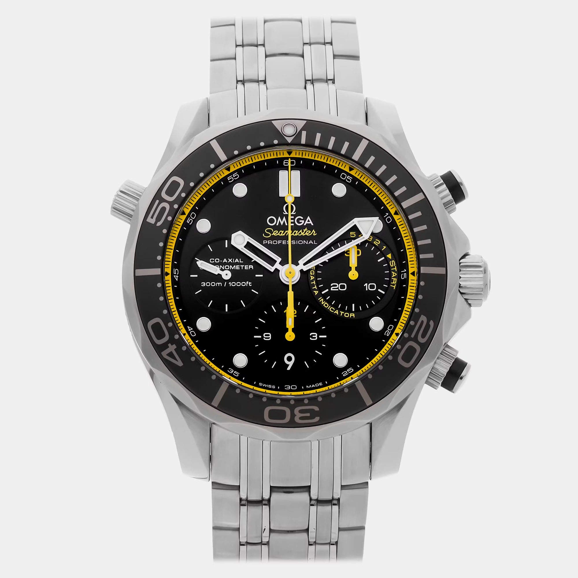 Pre Owned Pre-Owned Omega Seamaster Diver 300 Regatta Chronograph 212.30.44.50.01.002 44 mm