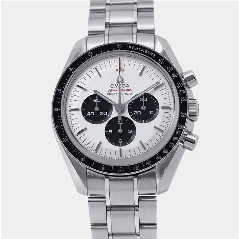 Pre Owned Omega Speedmaster 522.30.42.30.04.001 Manual Winding Silver Stainless Steel  Men's Wristwatch 42 mm