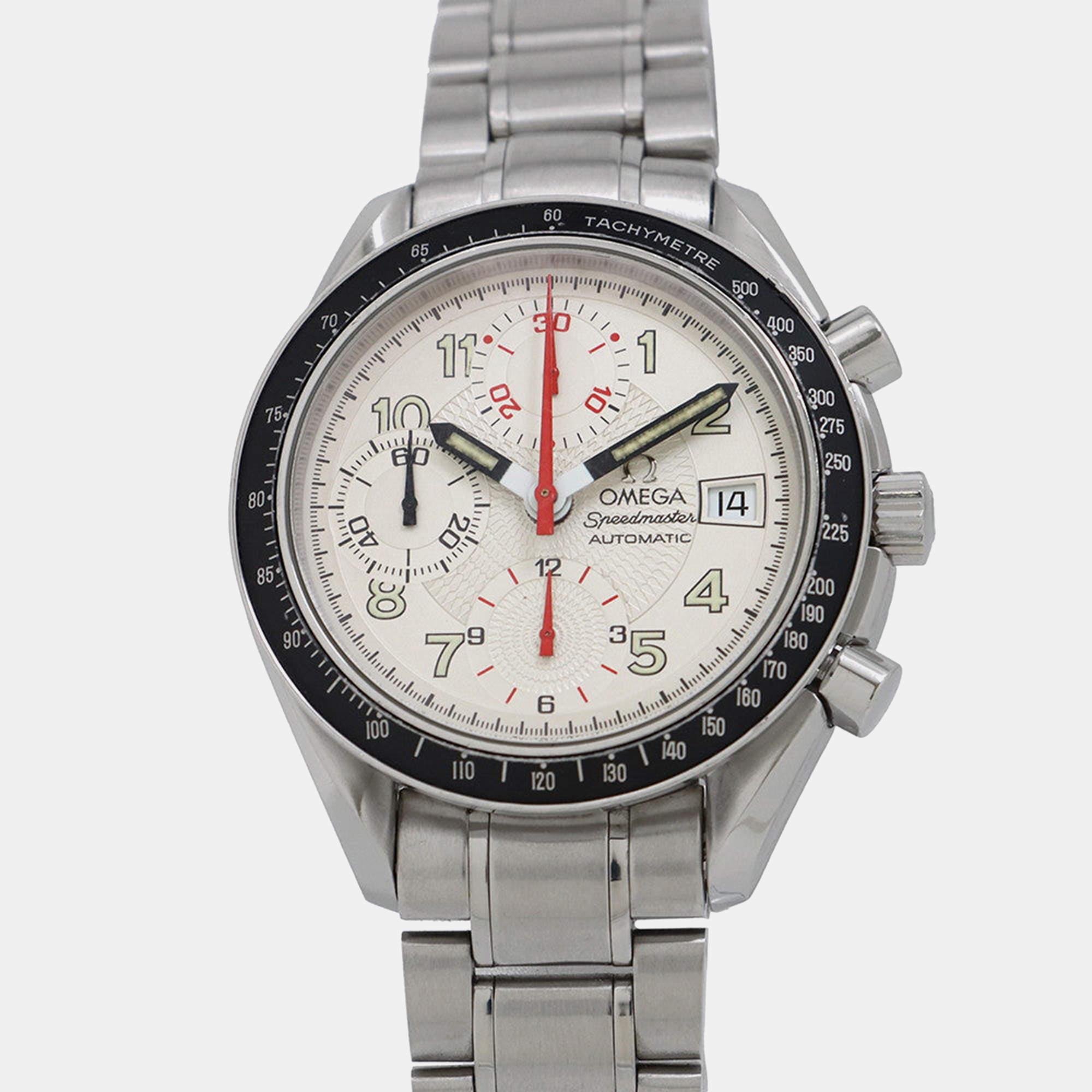 Pre Owned Omega Speedmaster 3513.33 Automatic Silver Stainless Steel Men's Wristwatch 39 mm
