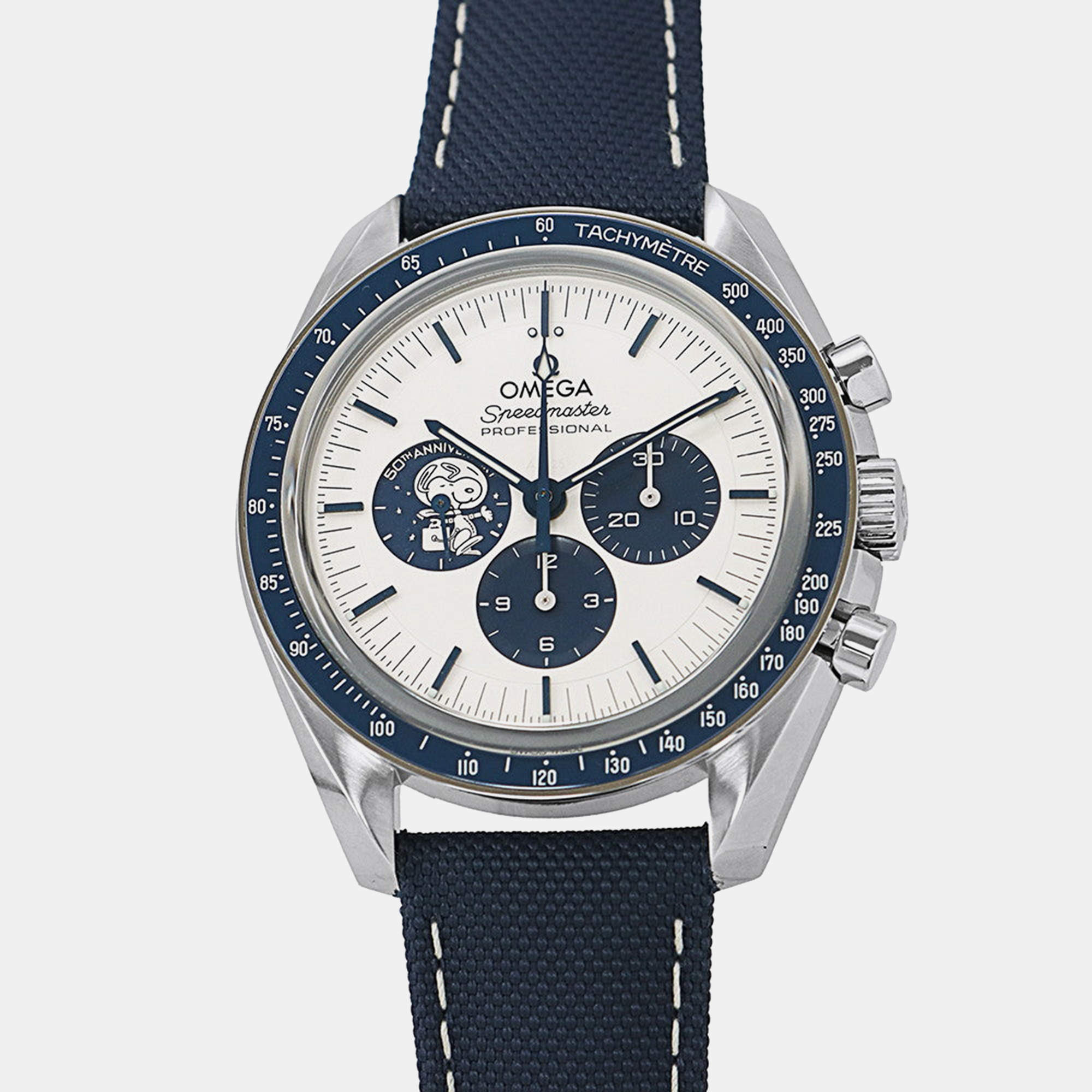 Pre Owned Omega Speedmaster 310.32.42.50.02.001 Manual Winding Silver Stainless Steel Men's Wristwatch 42 mm