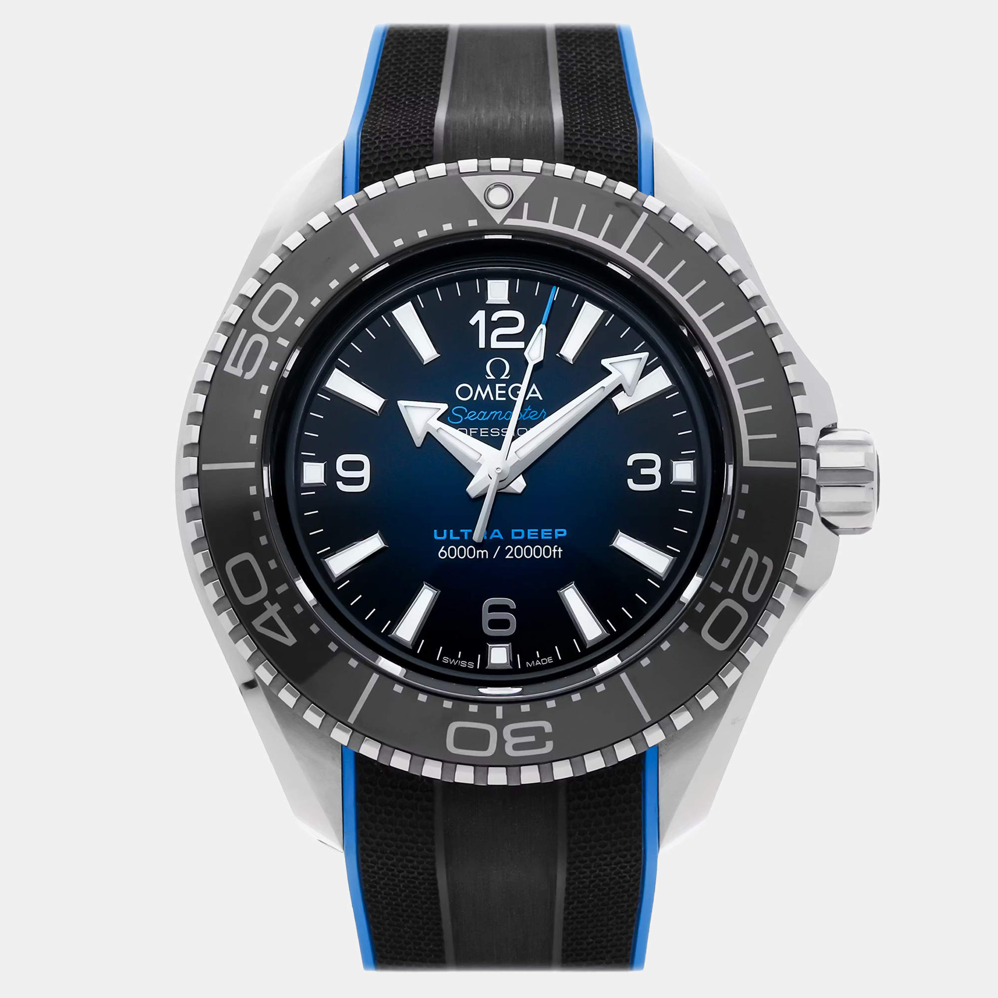 Pre Owned Pre-Owned Omega Seamaster Planet Ocean 6000M Ultra Deep O-MEGASTEEL 215.32.46.21.03.001