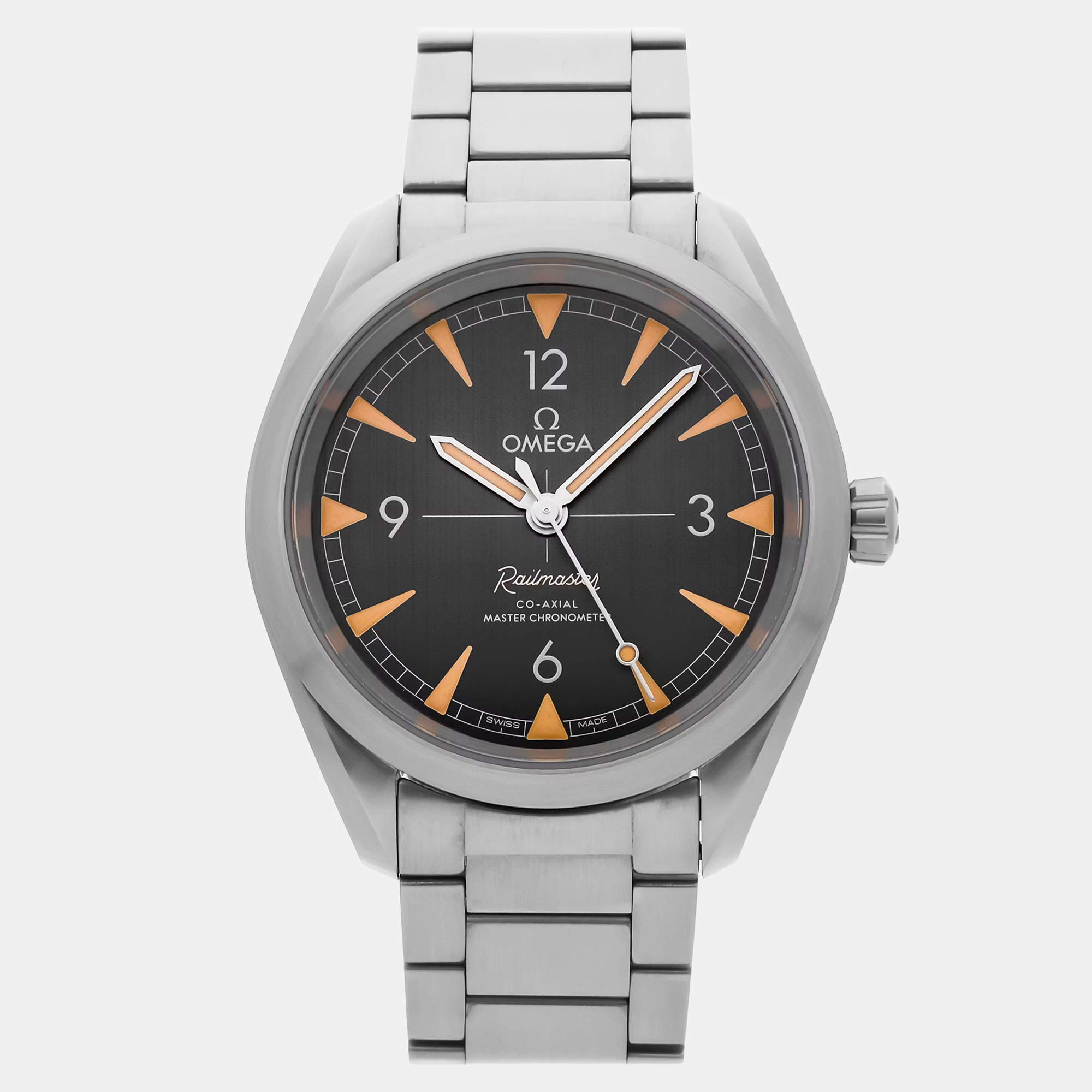 مملوكة مسبقًا ساعة يد رجالية أوميغا سيماستر ريلماستر 220.10.40.20.01.001 أوتوماتيك 40 مم مستعملة
