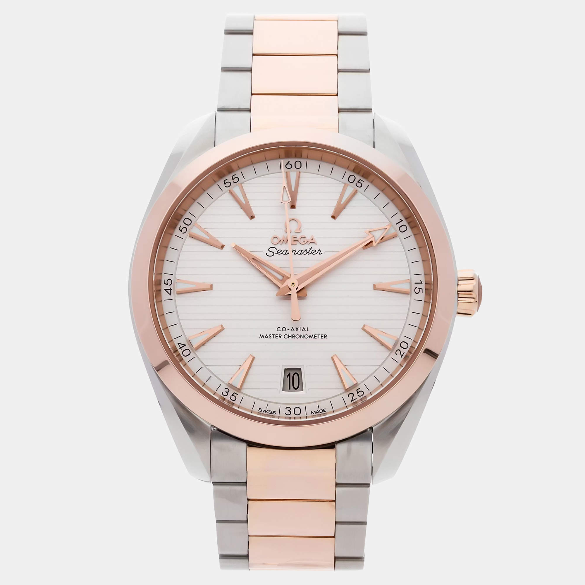 مملوكة مسبقًا ساعة يد رجالية أوميغا أكوا تيرا 150م 220.20.41.21.02.001 سيماستر مستعملة