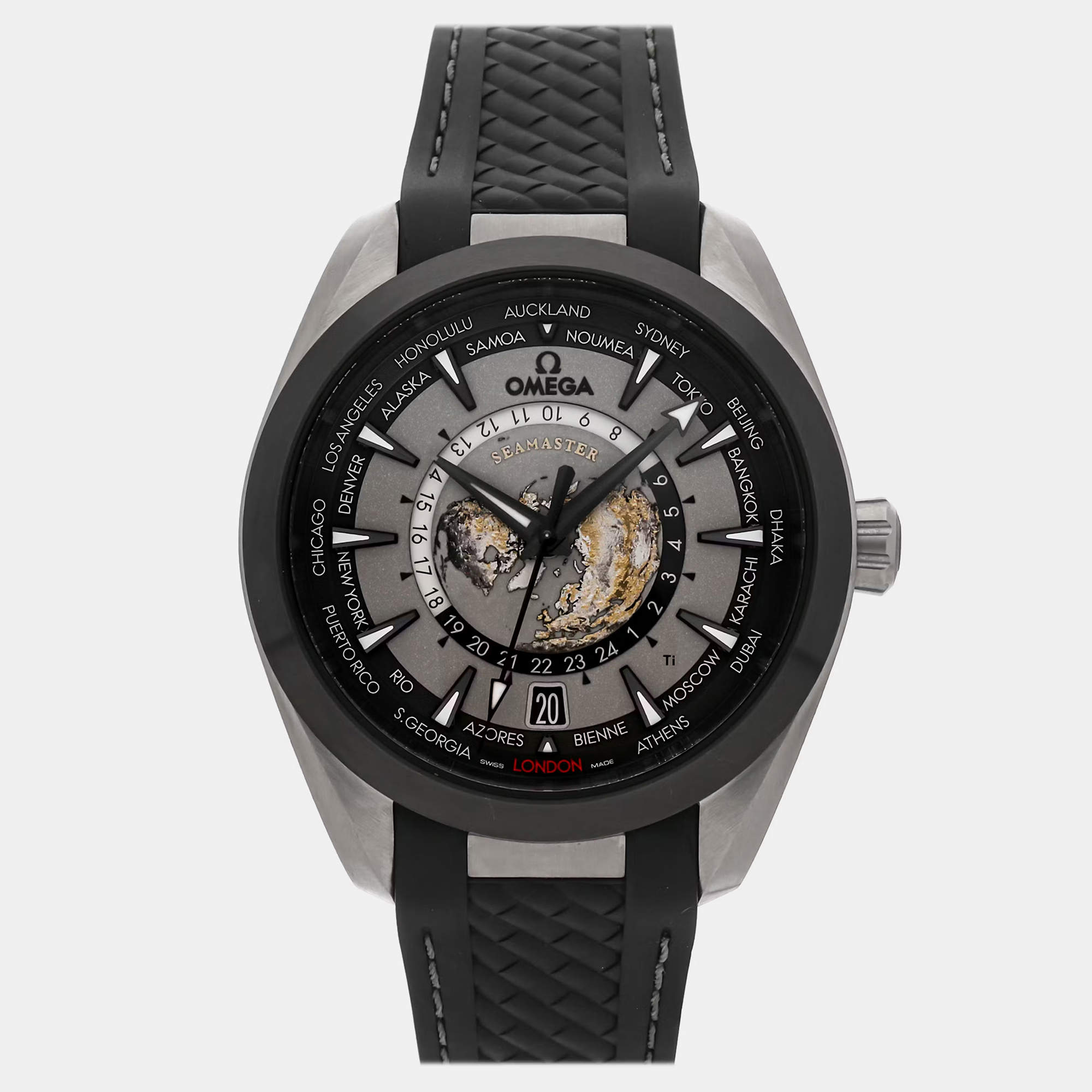 مملوكة مسبقًا ساعة يد أوميغا سيماستر أكوا تيرا 150M كرونومتر 220.92.43.22.99.001 أوتوماتيك 43 مم مستخدمة