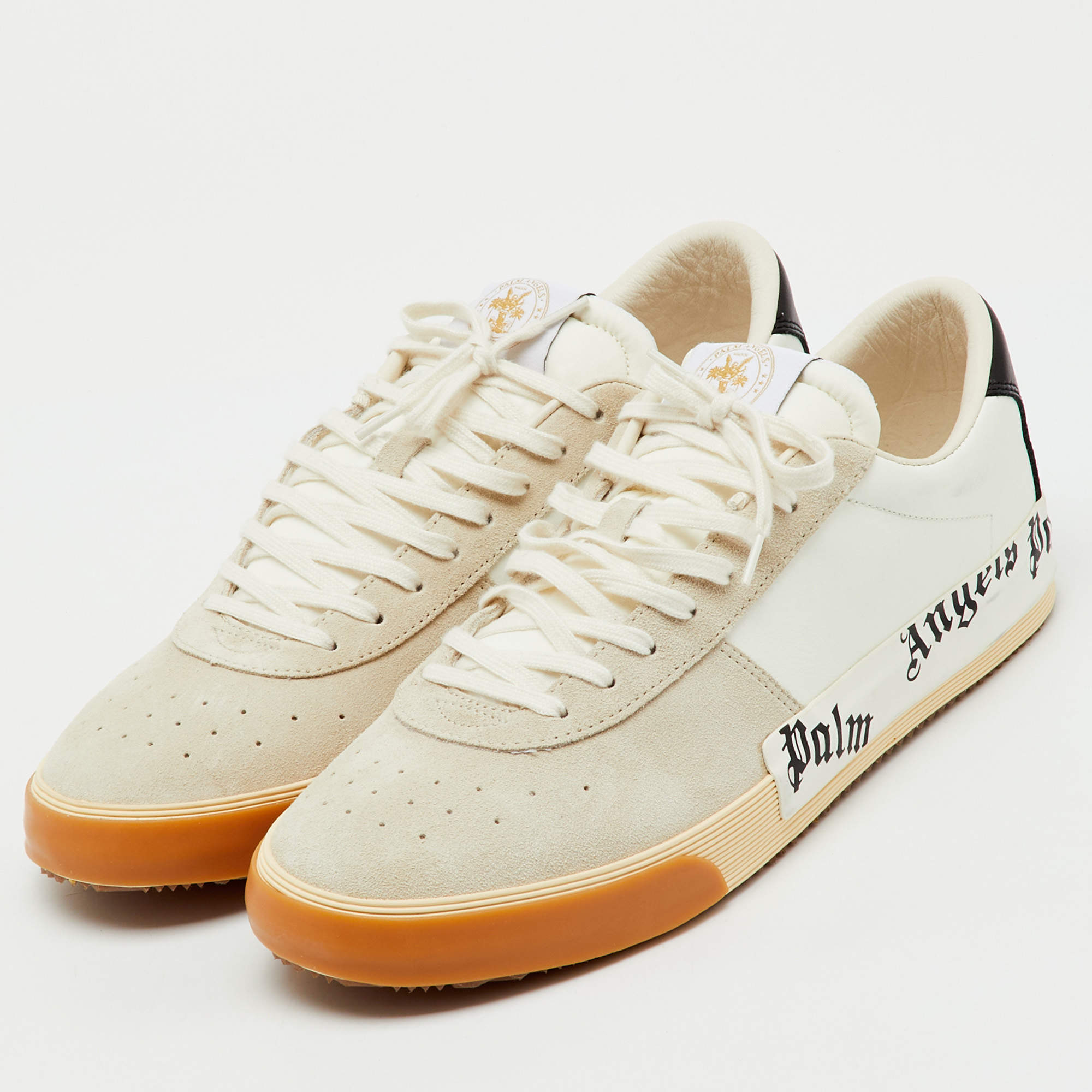 Palm University Scarpe Palm Angels Beige Men's Luxury Sneakers