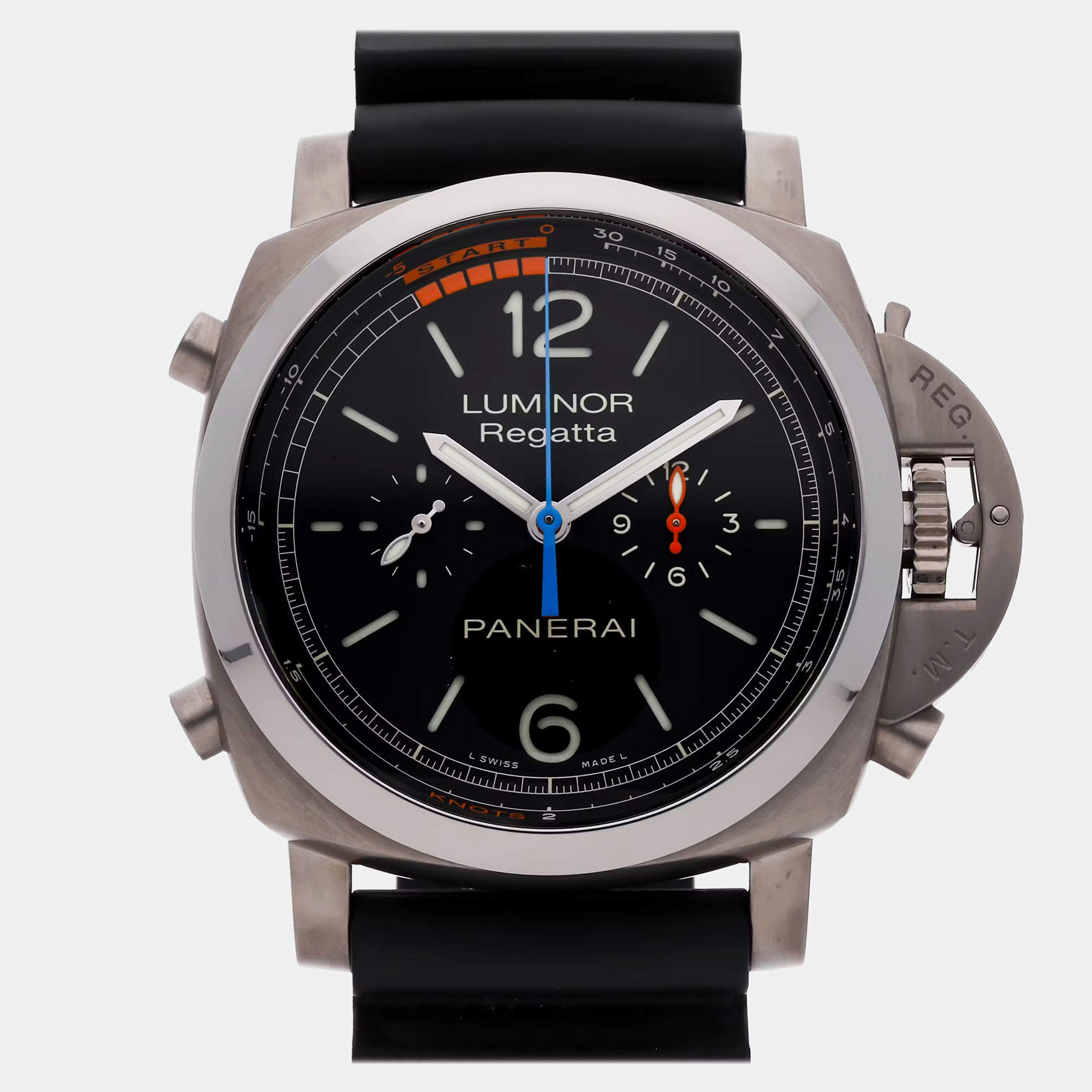 Panerai Luminor 1950 Regatta 3 Days Flyback Chronograph PAM 526 Automatic Men's Wristwatch 