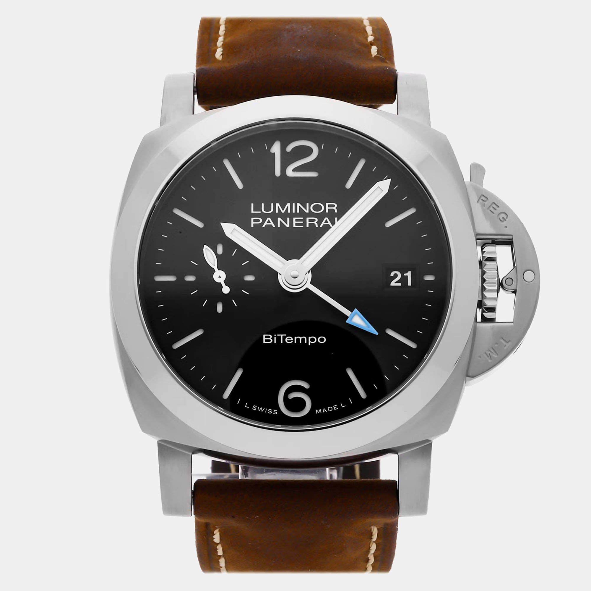 Panerai Luminor Quaranta BiTempo PAM 1365 Automatic Men's Wristwatch 40MM