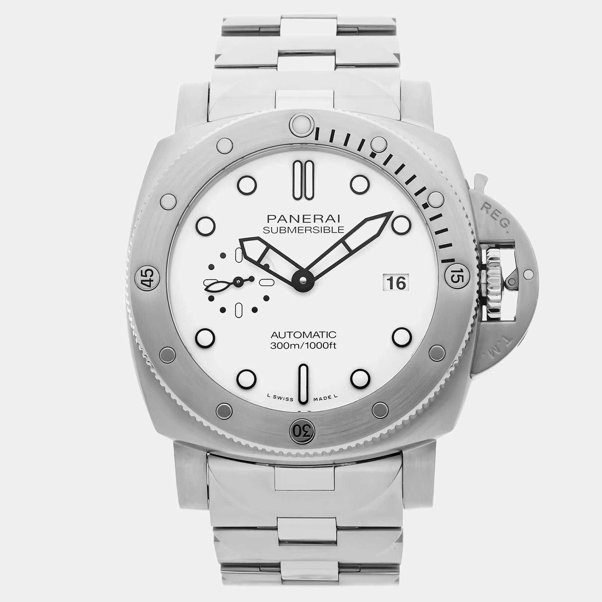 Panerai Submersible QuarantaQuattro PAM 1595 Automatic Men's Wristwatch 
