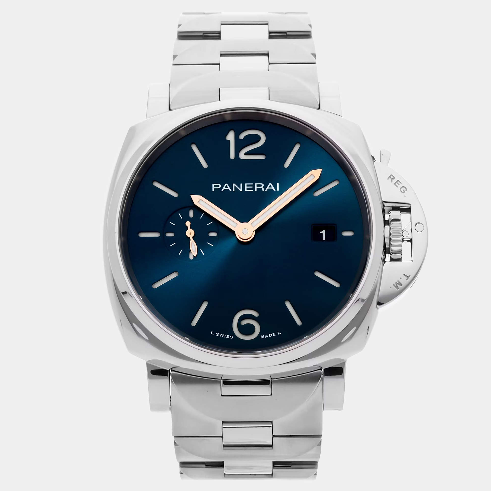 مملوكة مسبقًا Pre-Owned Panerai Luminor Due PAM 1124 Automatic  Men's Watch 42 mm